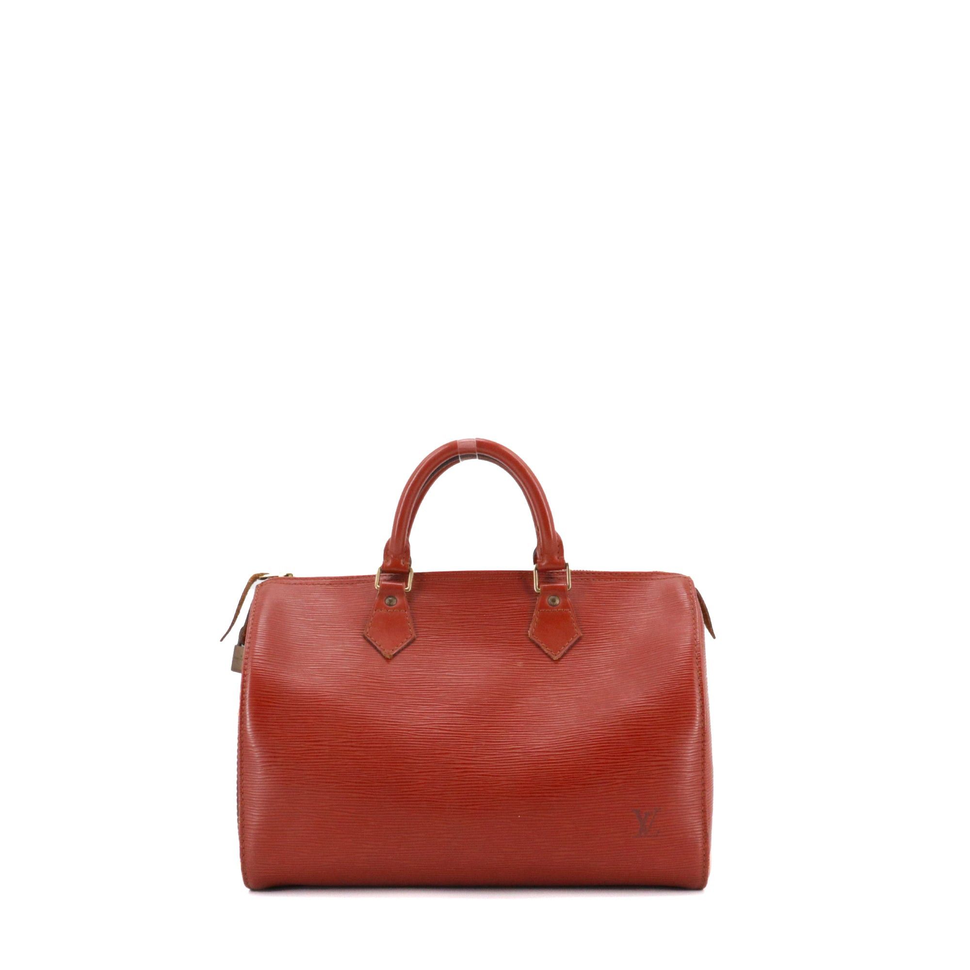 Louis Vuitton LOUIS VUITTON - Louis Vuitton Speedy 30 handbag in brown epi leather Size ONE SIZE - 3 Thumbnail