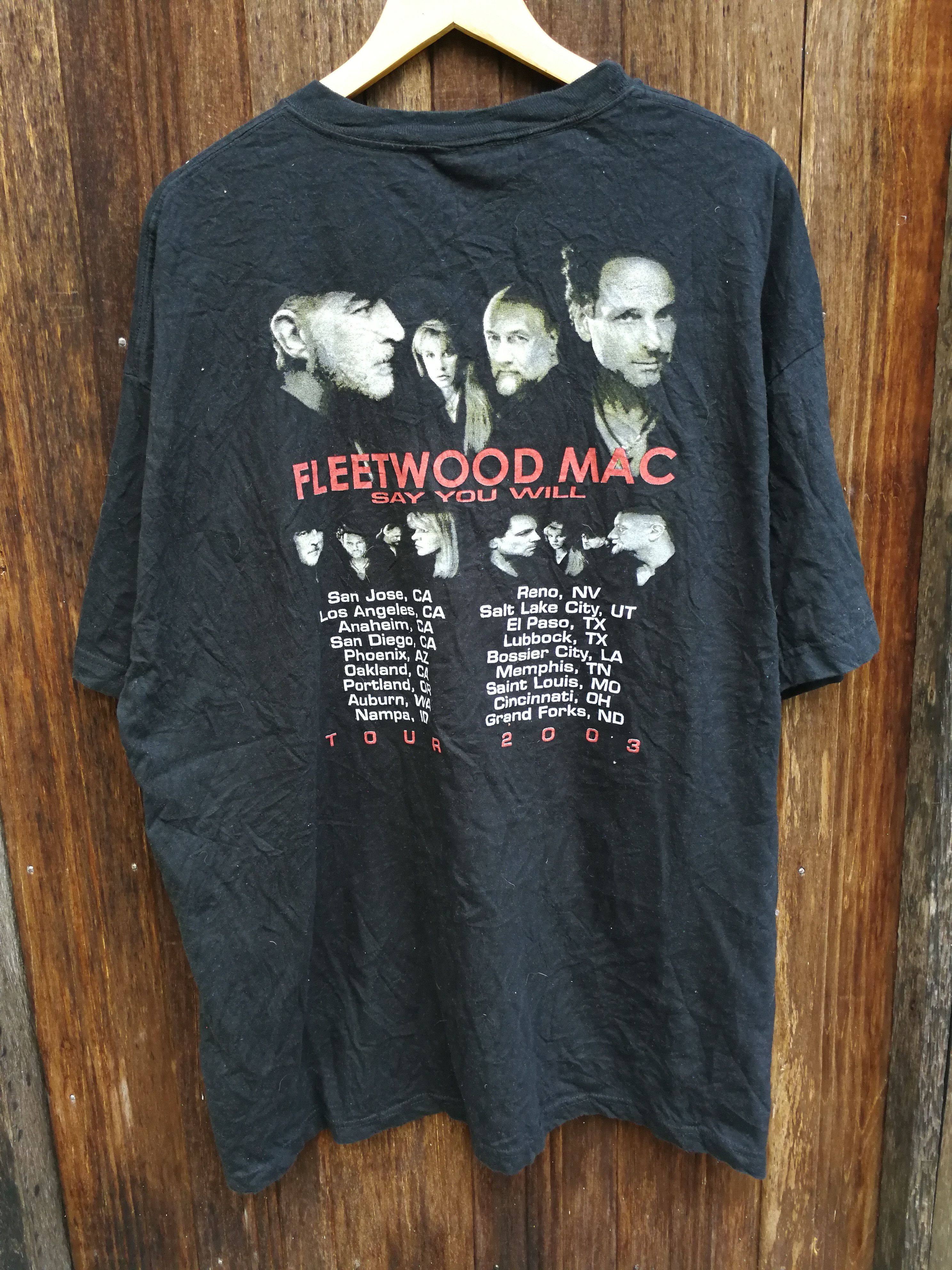 Band Tees × Vintage Vintage legendary band FLEETWOOD MAC print bothside tour album Size US XXL / EU 58 / 5 - 4 Thumbnail