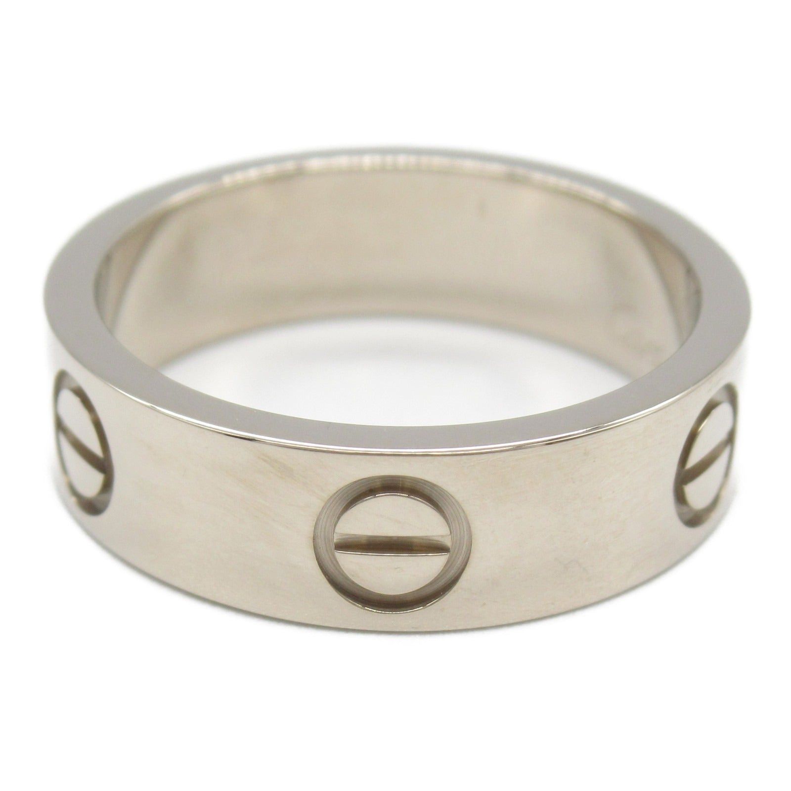 Cartier Cartier Love Ring K18Wg (White Gold) Silver Size ONE SIZE - 3 Thumbnail