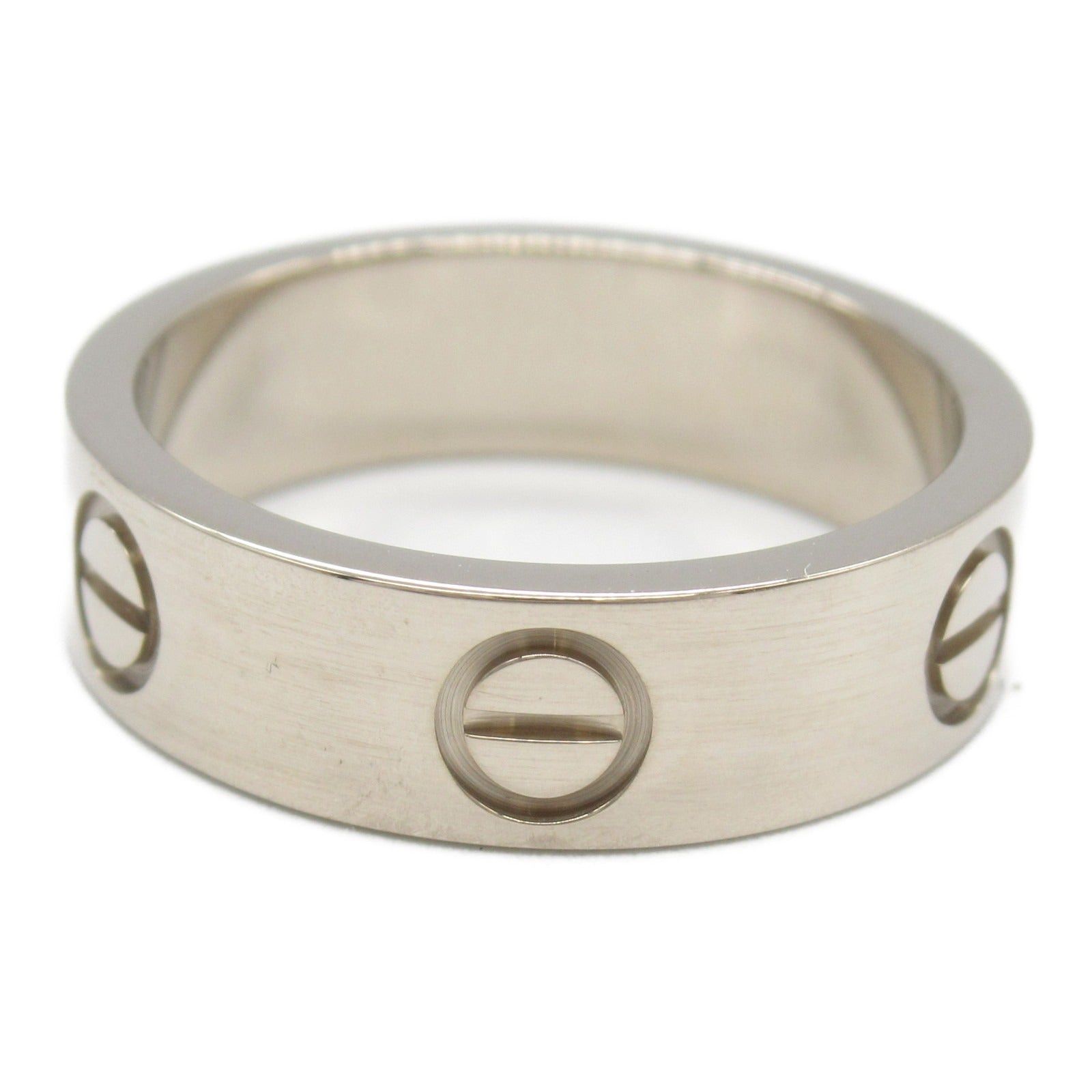 Cartier Cartier Love Ring K18Wg (White Gold) Silver Size ONE SIZE - 2 Thumbnail