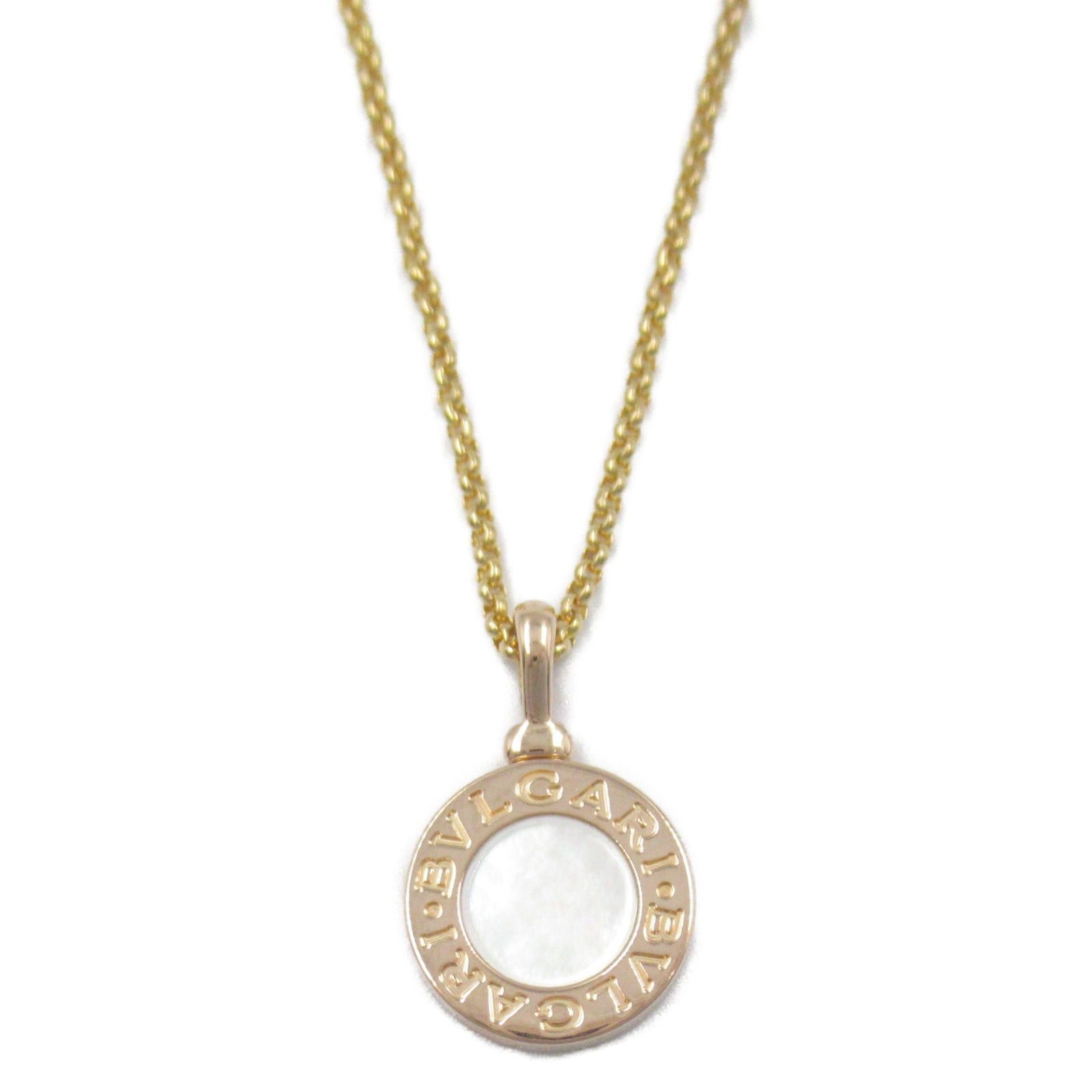 Bvlgari Bvlgari Bulgari Mother Of Pearl Necklace K18Pg (Pink Gold) White Size ONE SIZE - 2 Thumbnail