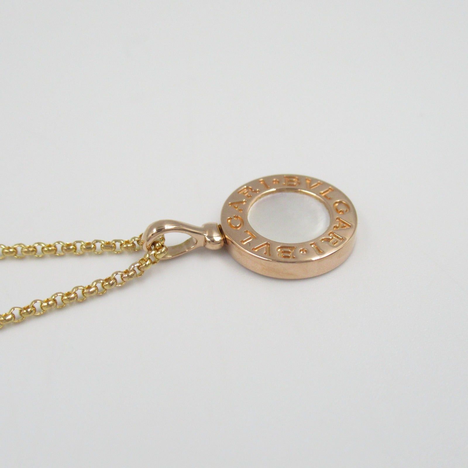 Bvlgari Bvlgari Bulgari Mother Of Pearl Necklace K18Pg (Pink Gold) White Size ONE SIZE - 6 Thumbnail
