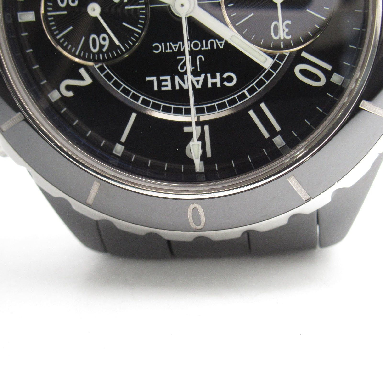 Chanel Chanel J12 Chronograph Mens Watch Automatic Winding Ceramic Black Size ONE SIZE - 19 Thumbnail