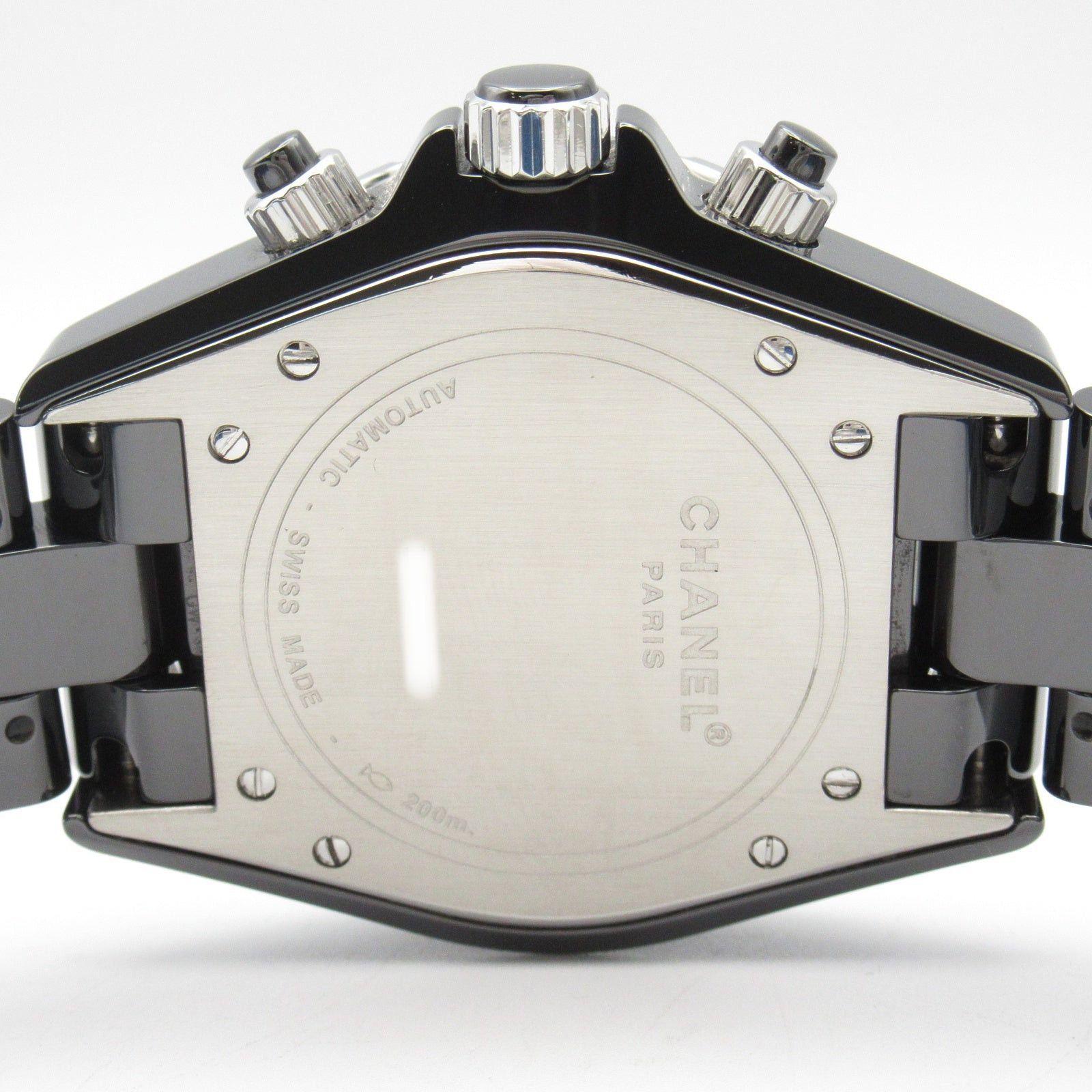 Chanel Chanel J12 Chronograph Mens Watch Automatic Winding Ceramic Black Size ONE SIZE - 5 Thumbnail