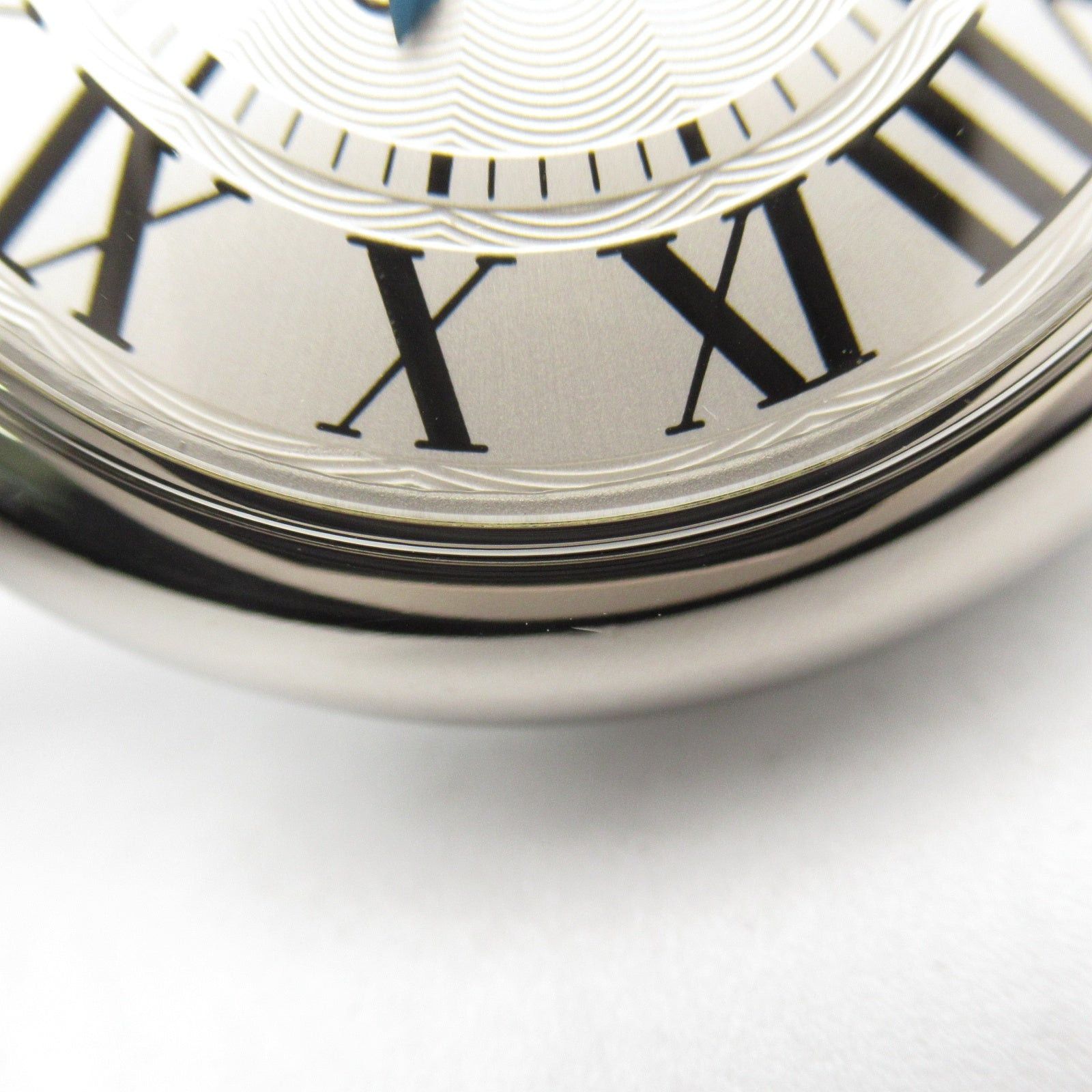 Cartier Cartier Baron Blue Women Watch Automatic Winding Stainless Steel Crocodile Leather Silver Size ONE SIZE - 13 Thumbnail
