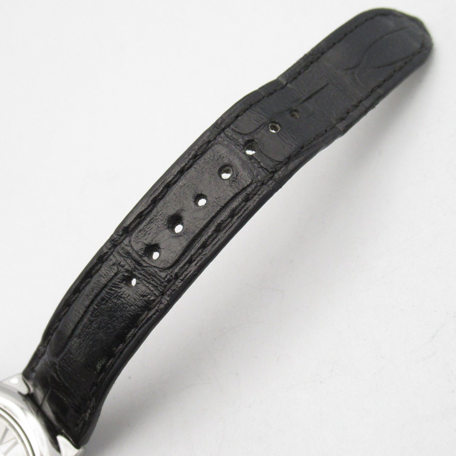 Cartier Cartier Baron Blue Women Watch Automatic Winding Stainless Steel Crocodile Leather Silver Size ONE SIZE - 16 Thumbnail