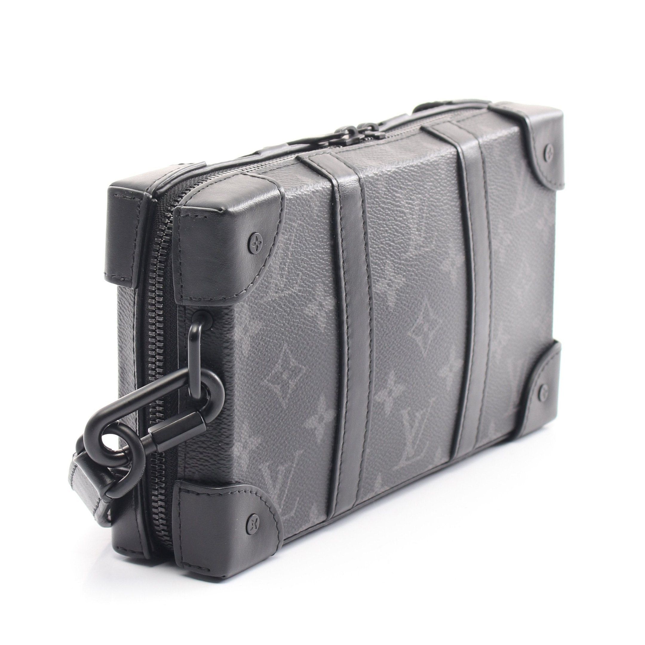 Louis Vuitton Louis Vuitton Soft Trunk Wallet Monogram Eclipse Shoulder Leather Black Size ONE SIZE - 2 Thumbnail