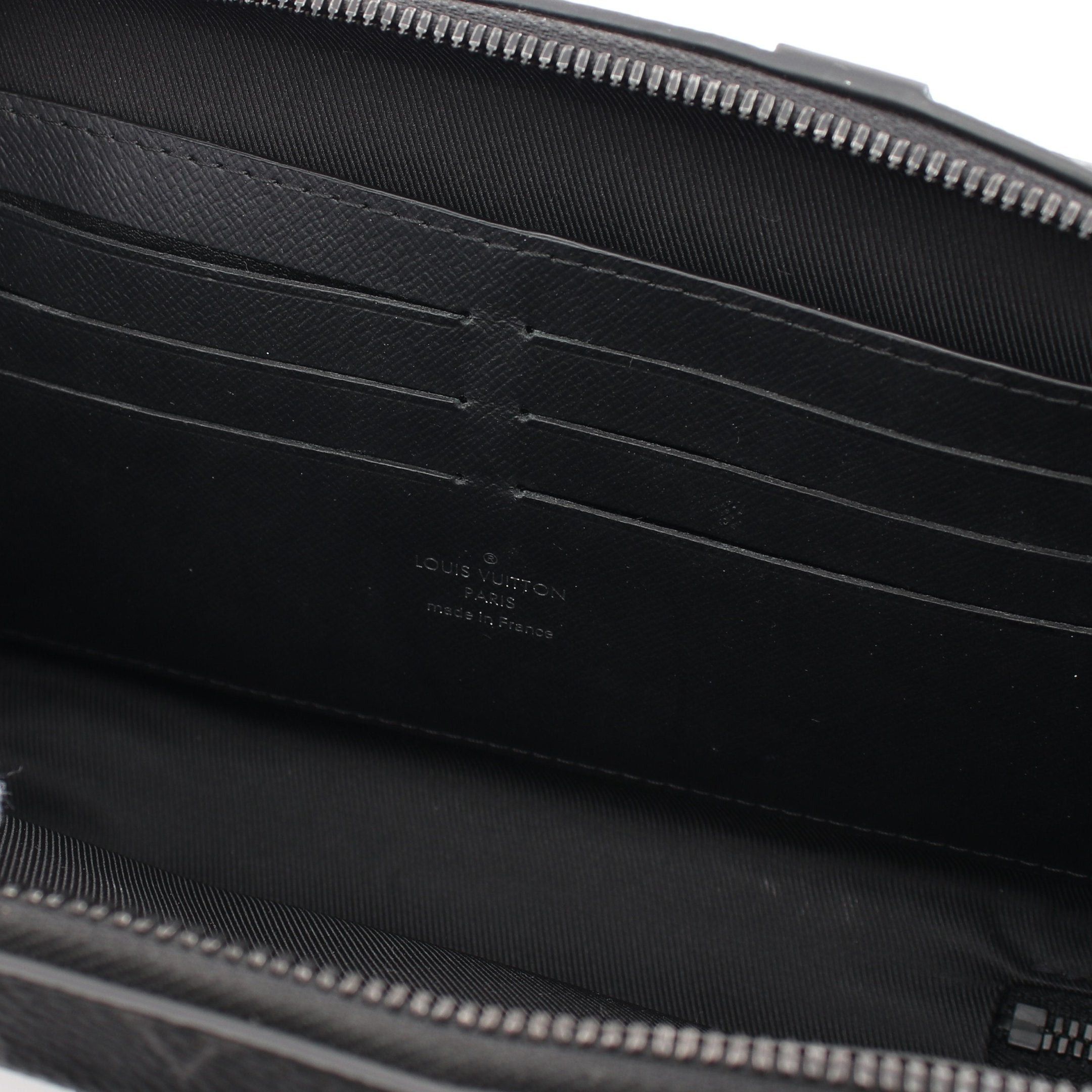 Louis Vuitton Louis Vuitton Soft Trunk Wallet Monogram Eclipse Shoulder Leather Black Size ONE SIZE - 10 Thumbnail