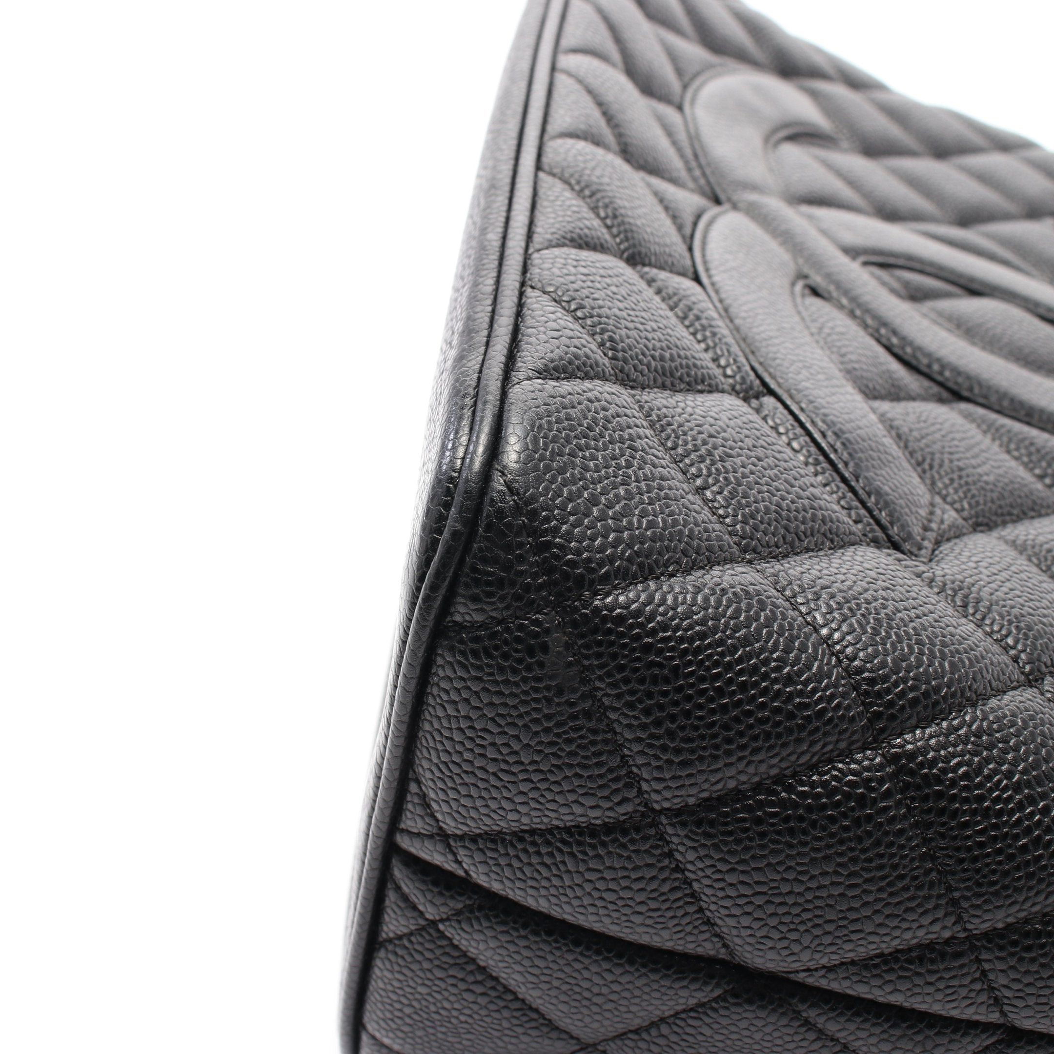 Chanel Chanel Reissue Tote Handbag Bag Caviar Skin Black Silver Hardware Size ONE SIZE - 10 Thumbnail