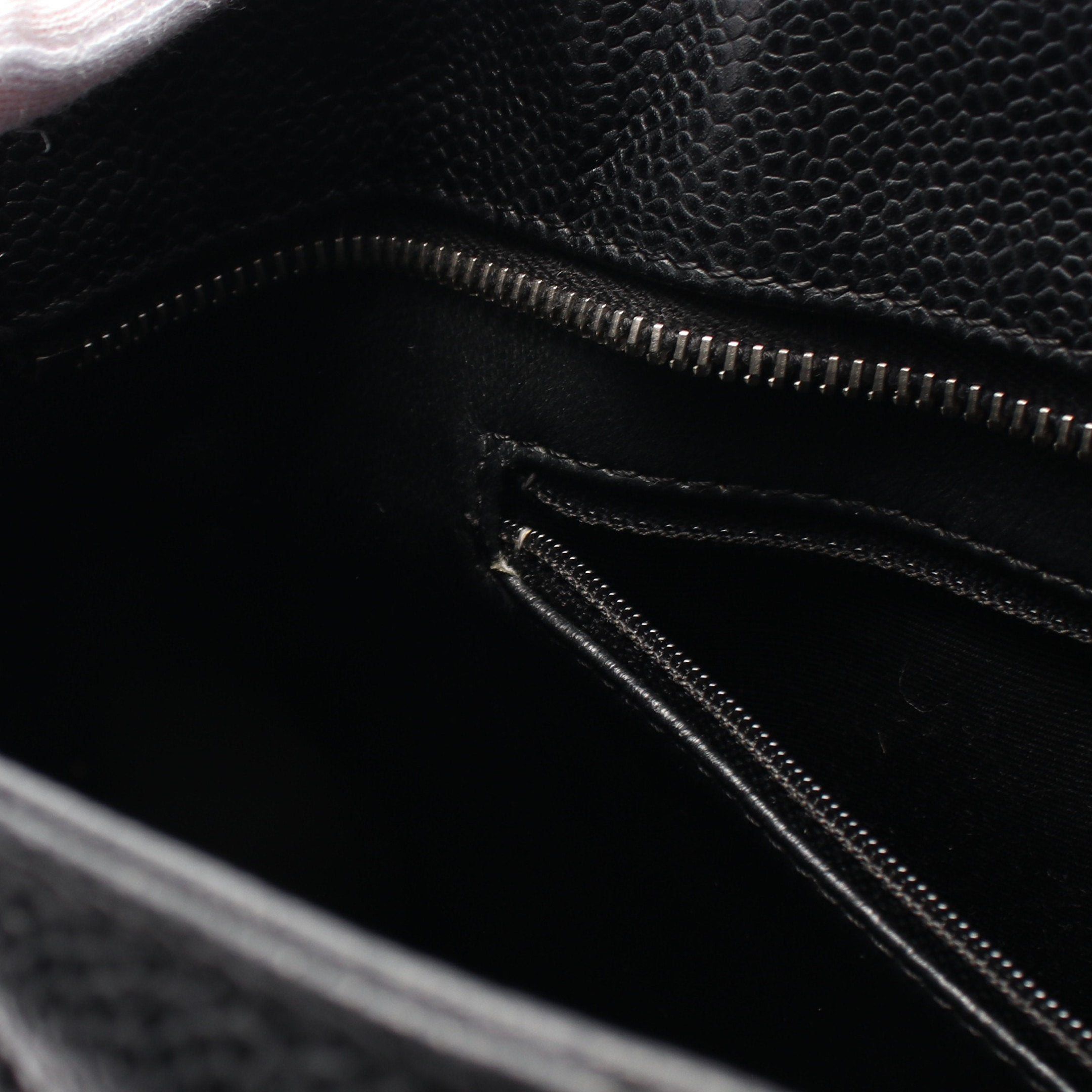 Chanel Chanel Reissue Tote Handbag Bag Caviar Skin Black Silver Hardware Size ONE SIZE - 8 Thumbnail