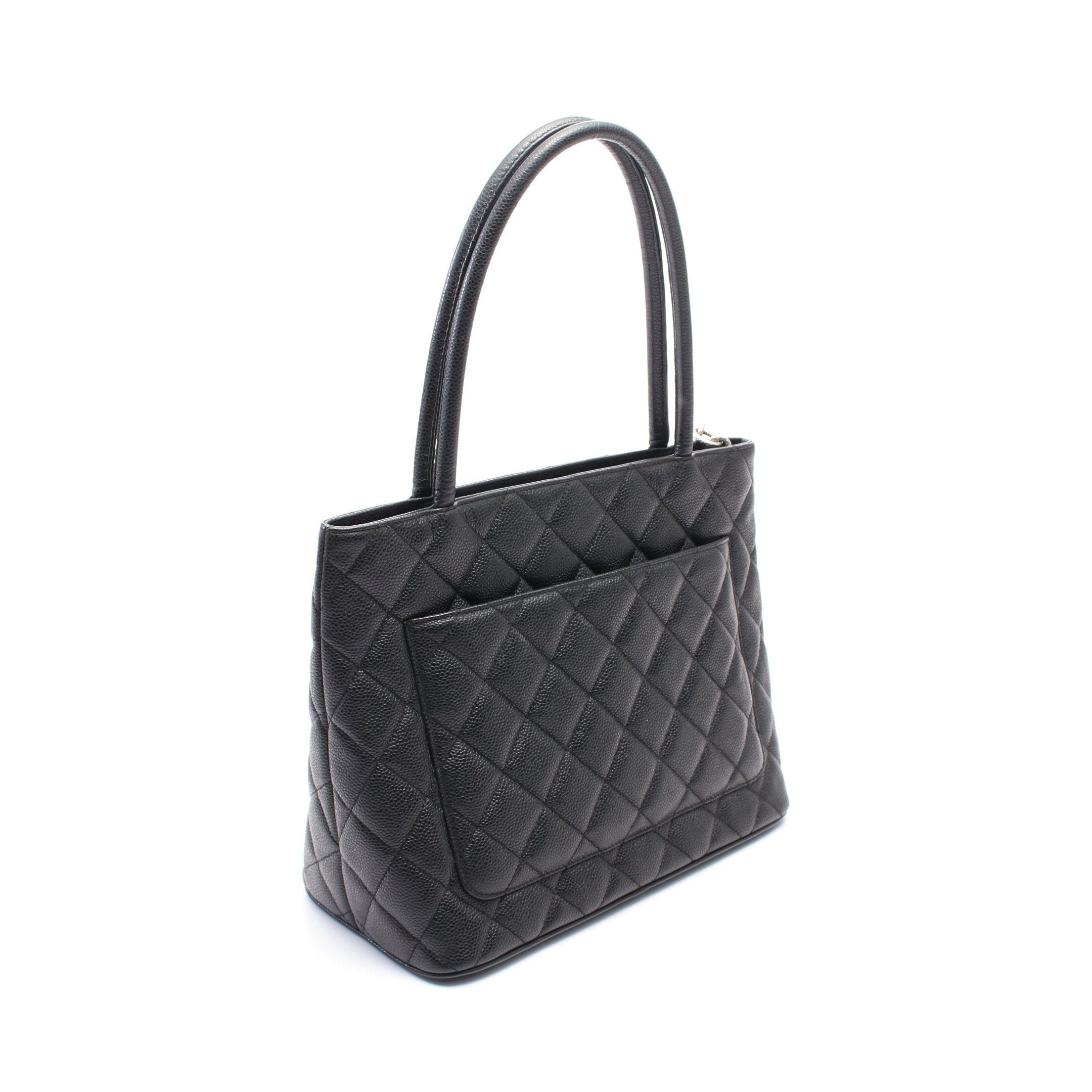 Chanel Chanel Reissue Tote Handbag Bag Caviar Skin Black Silver Hardware Size ONE SIZE - 2 Thumbnail