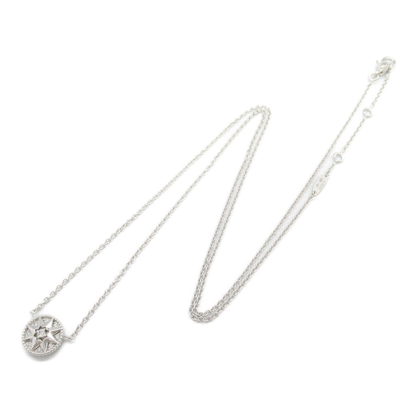 Dior Dior Rose Thevan Diamond Necklace K18Wg (White Gold) Clear Size ONE SIZE - 3 Thumbnail