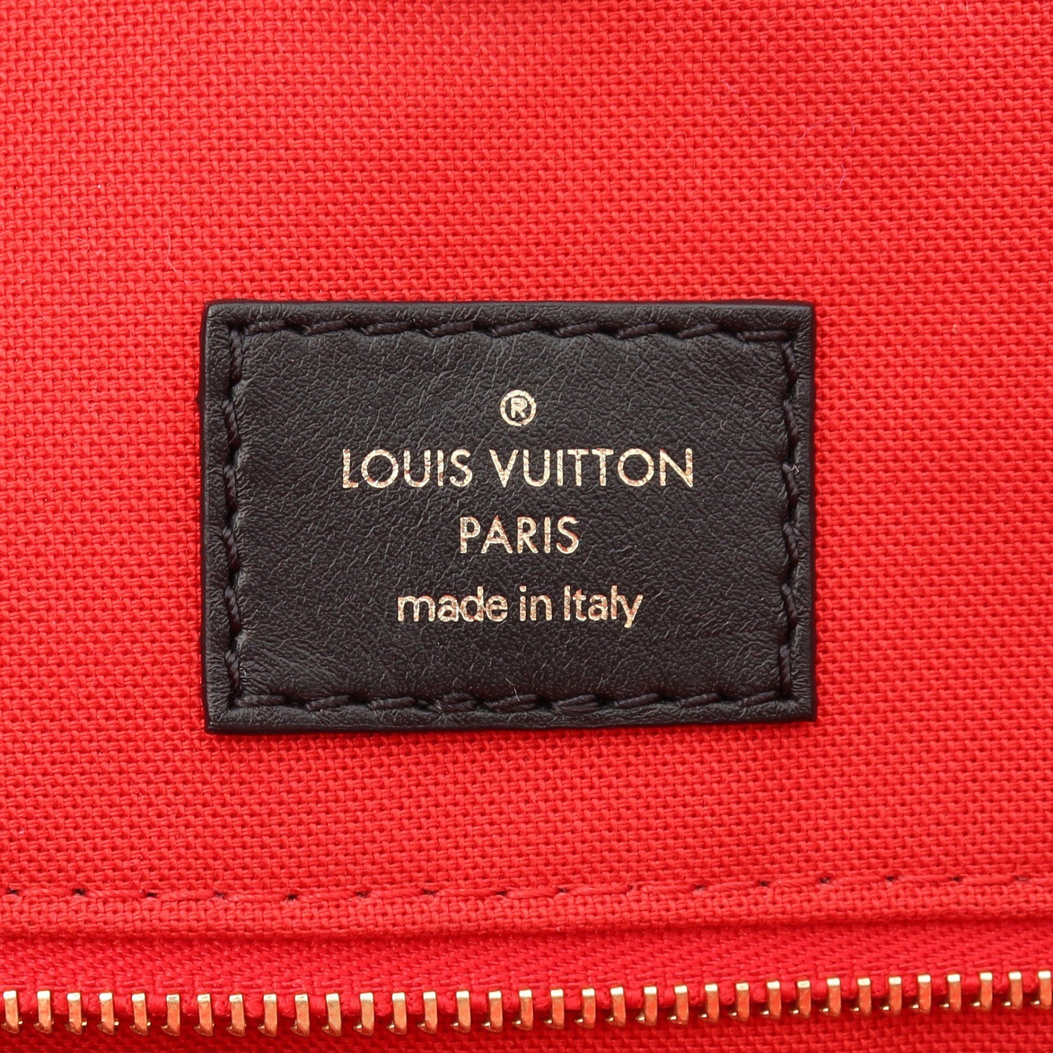 Louis Vuitton Louis Vuitton On-The-Go Gm Monogram Giant Reverse Shoulder Bag Tote Brown Beige Size ONE SIZE - 4 Thumbnail