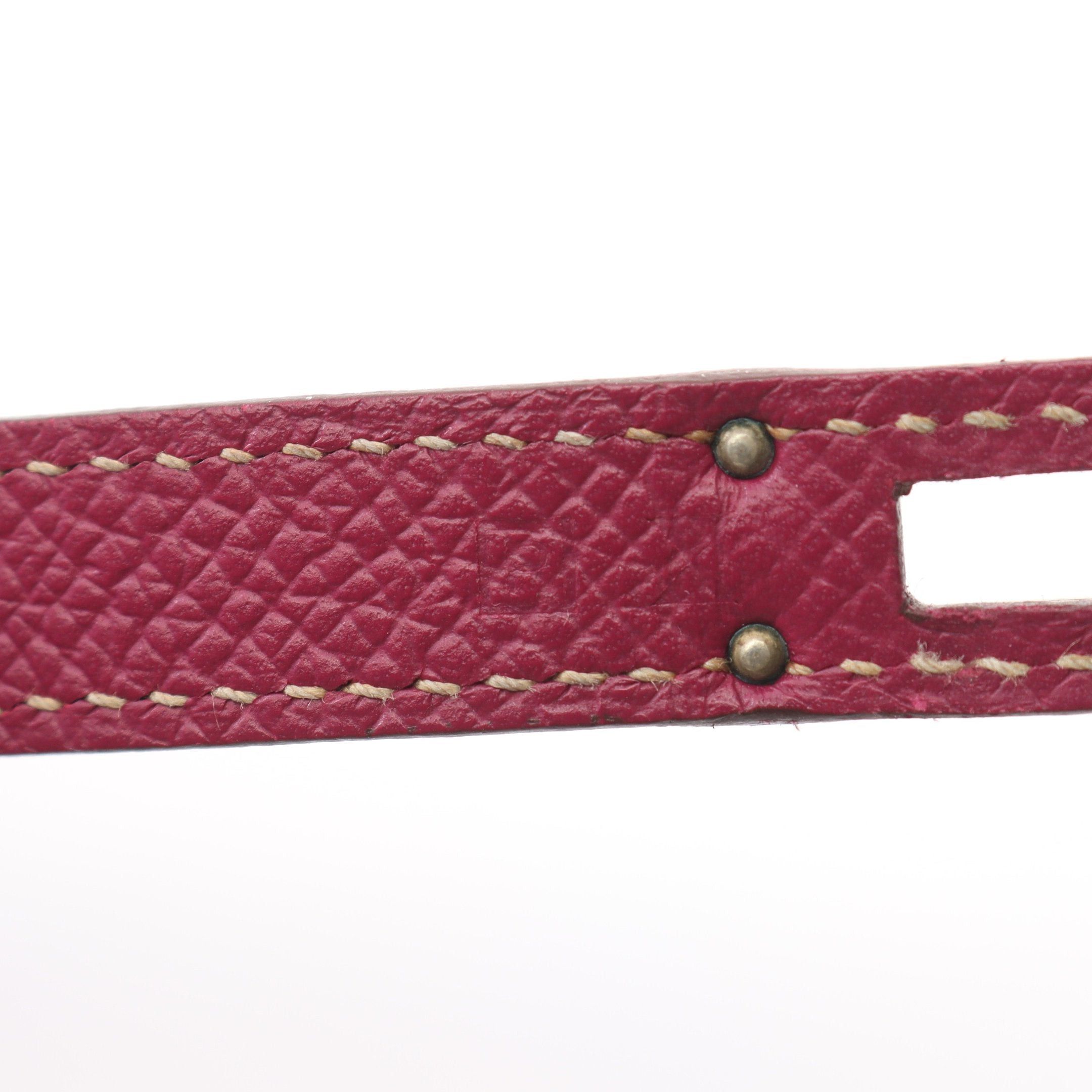 Hermes Hermes Kelly Wallet Bi-Fold Long Veau Epsom Pink Purple Silver Hardware Stamp Size ONE SIZE - 5 Thumbnail
