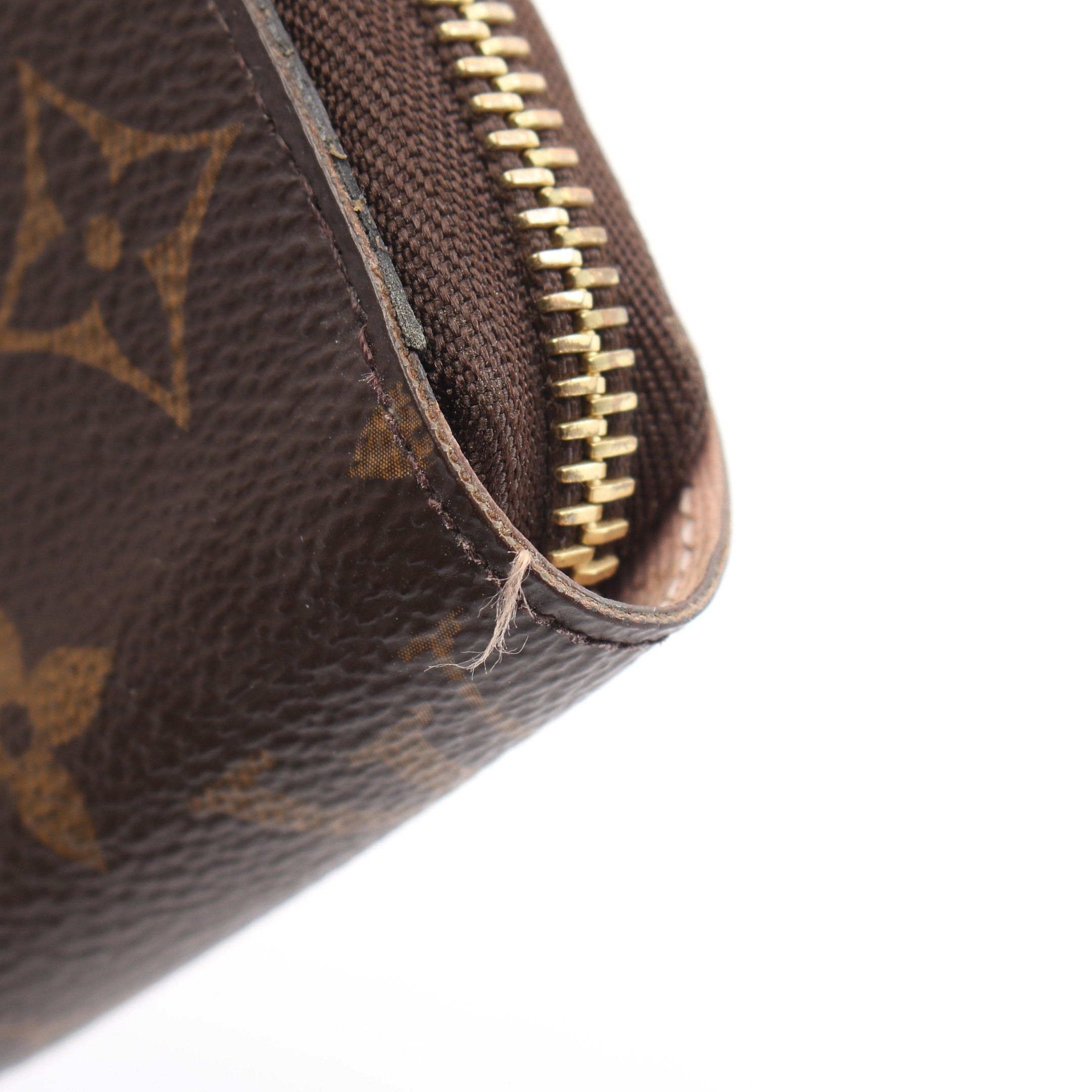 Louis Vuitton Louis Vuitton Zippy Wallet Monogram Rose Ballerine Round Zipper Long Leather Brown Pink Size ONE SIZE - 9 Thumbnail