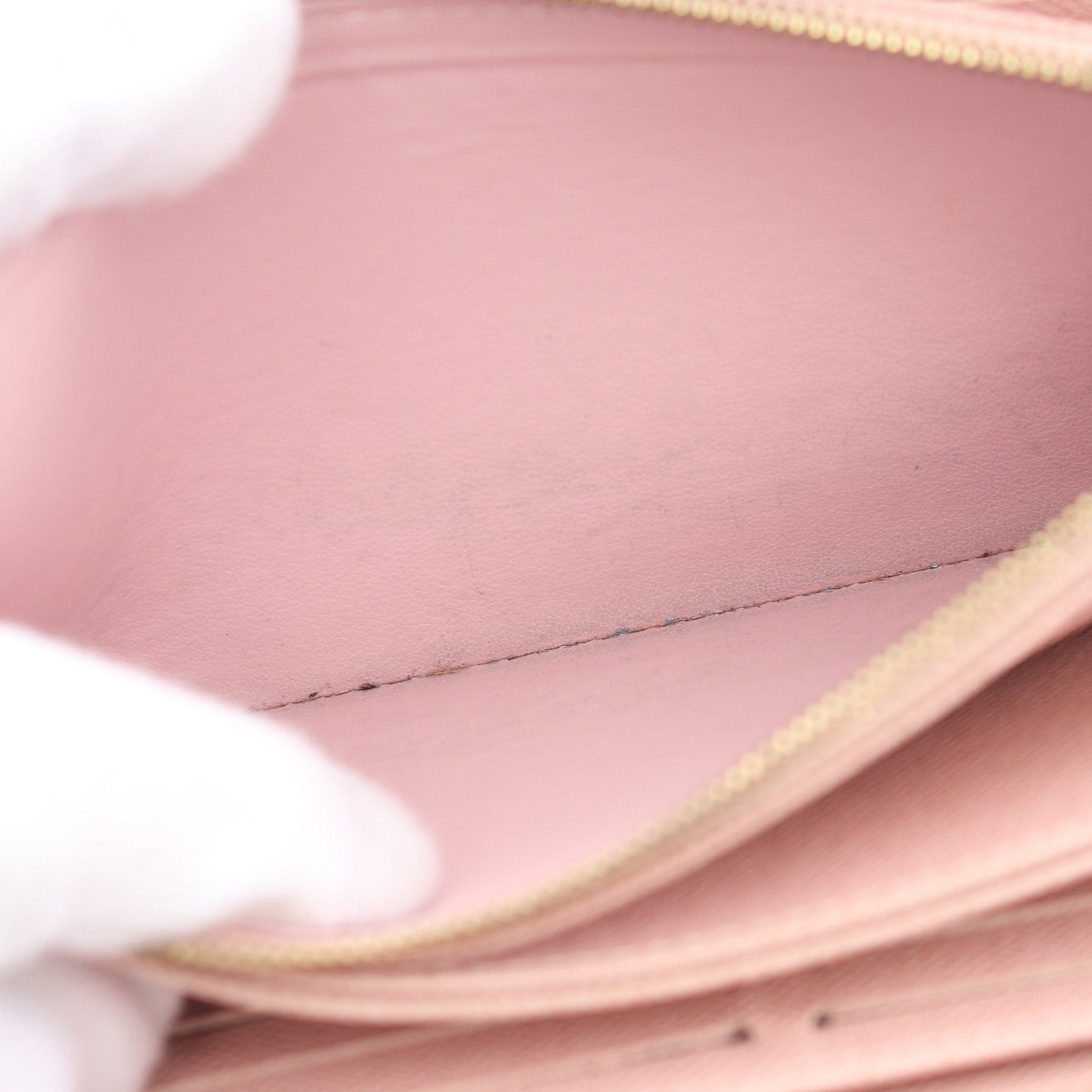 Louis Vuitton Louis Vuitton Zippy Wallet Monogram Rose Ballerine Round Zipper Long Leather Brown Pink Size ONE SIZE - 11 Thumbnail