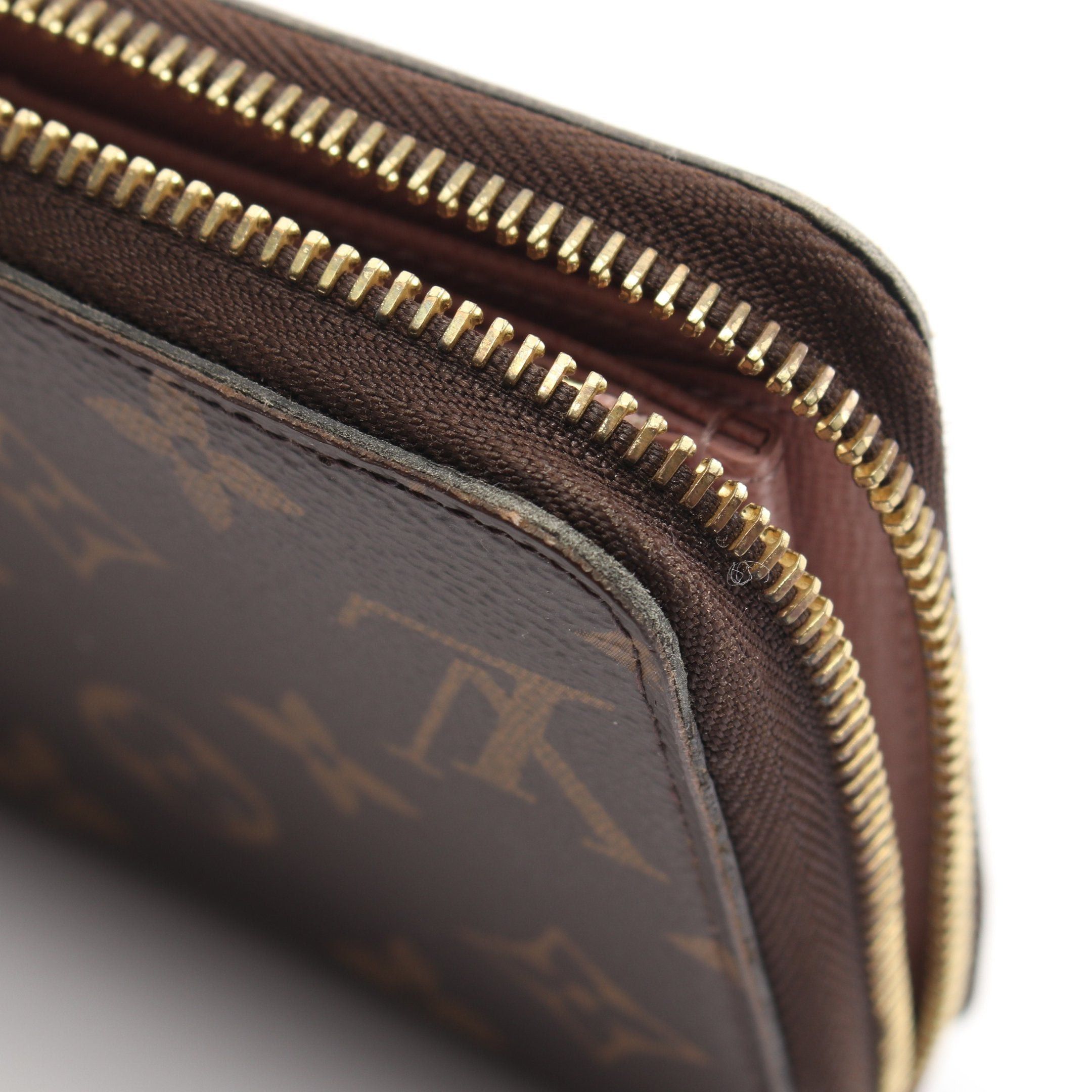 Louis Vuitton Louis Vuitton Zippy Wallet Monogram Rose Ballerine Round Zipper Long Leather Brown Pink Size ONE SIZE - 10 Thumbnail