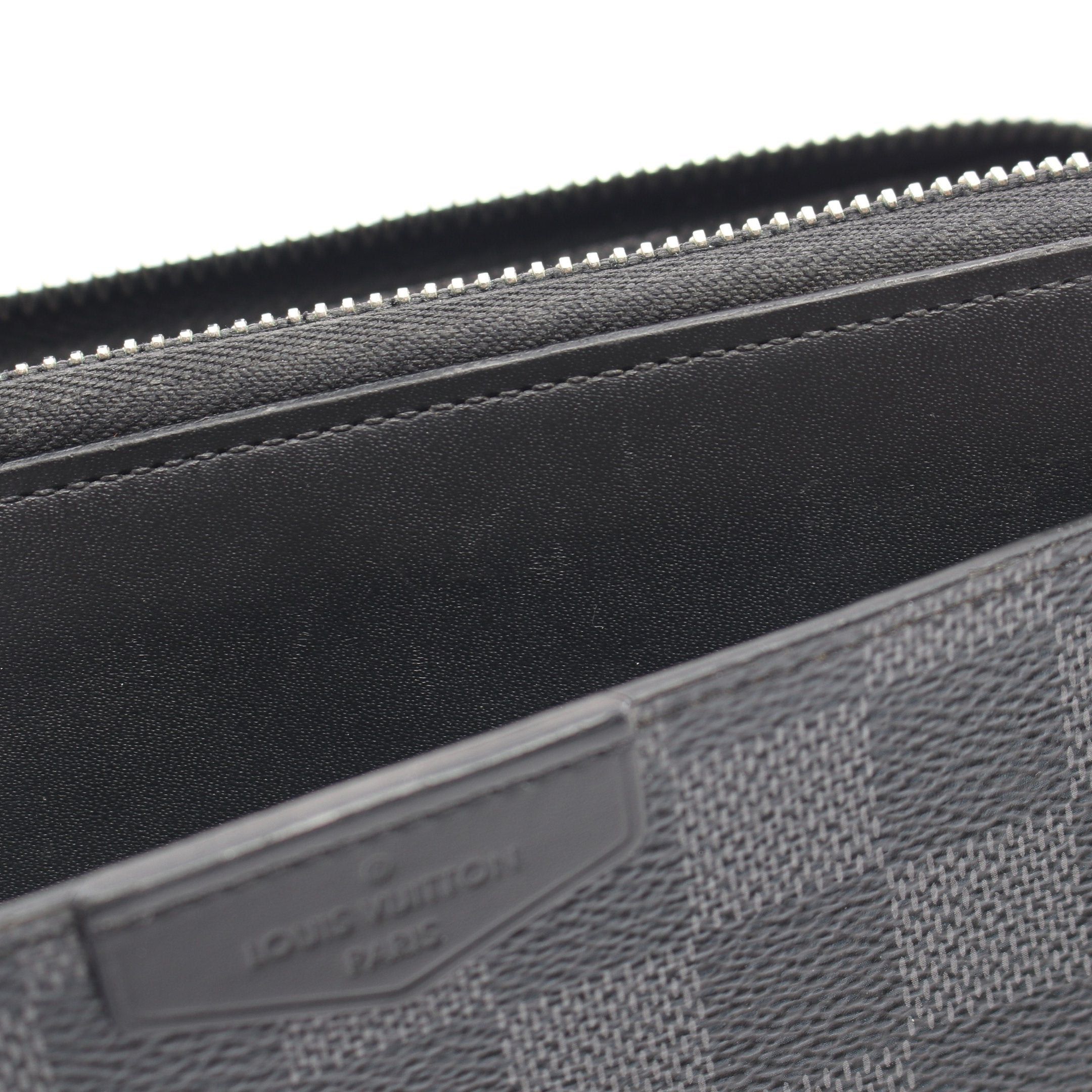 Louis Vuitton Louis Vuitton Zippy Dragonne Damier Graphite L-Shaped Zipper Long Wallet Leather Black Size ONE SIZE - 5 Thumbnail