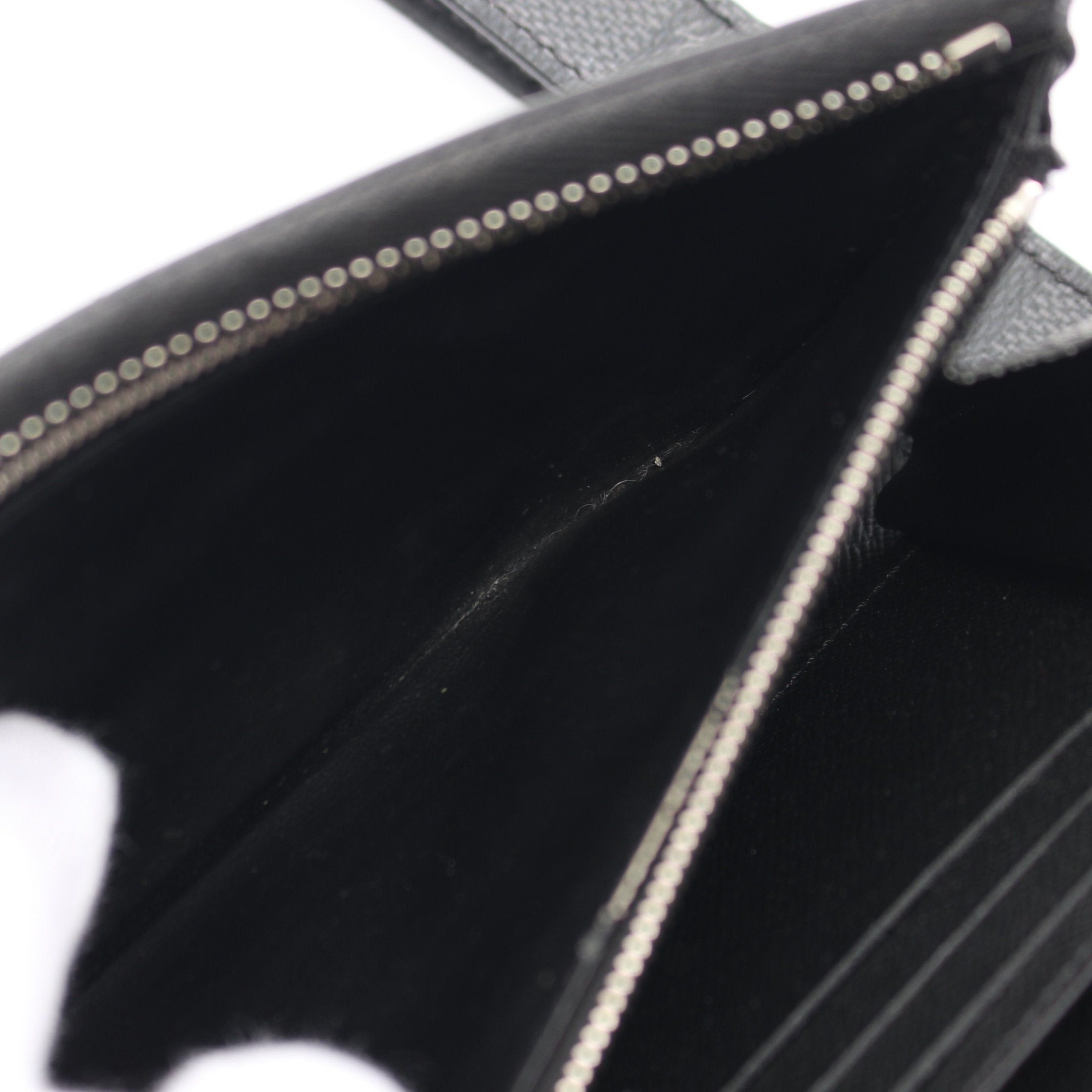 Louis Vuitton Louis Vuitton Zippy Dragonne Damier Graphite L-Shaped Zipper Long Wallet Leather Black Size ONE SIZE - 9 Thumbnail