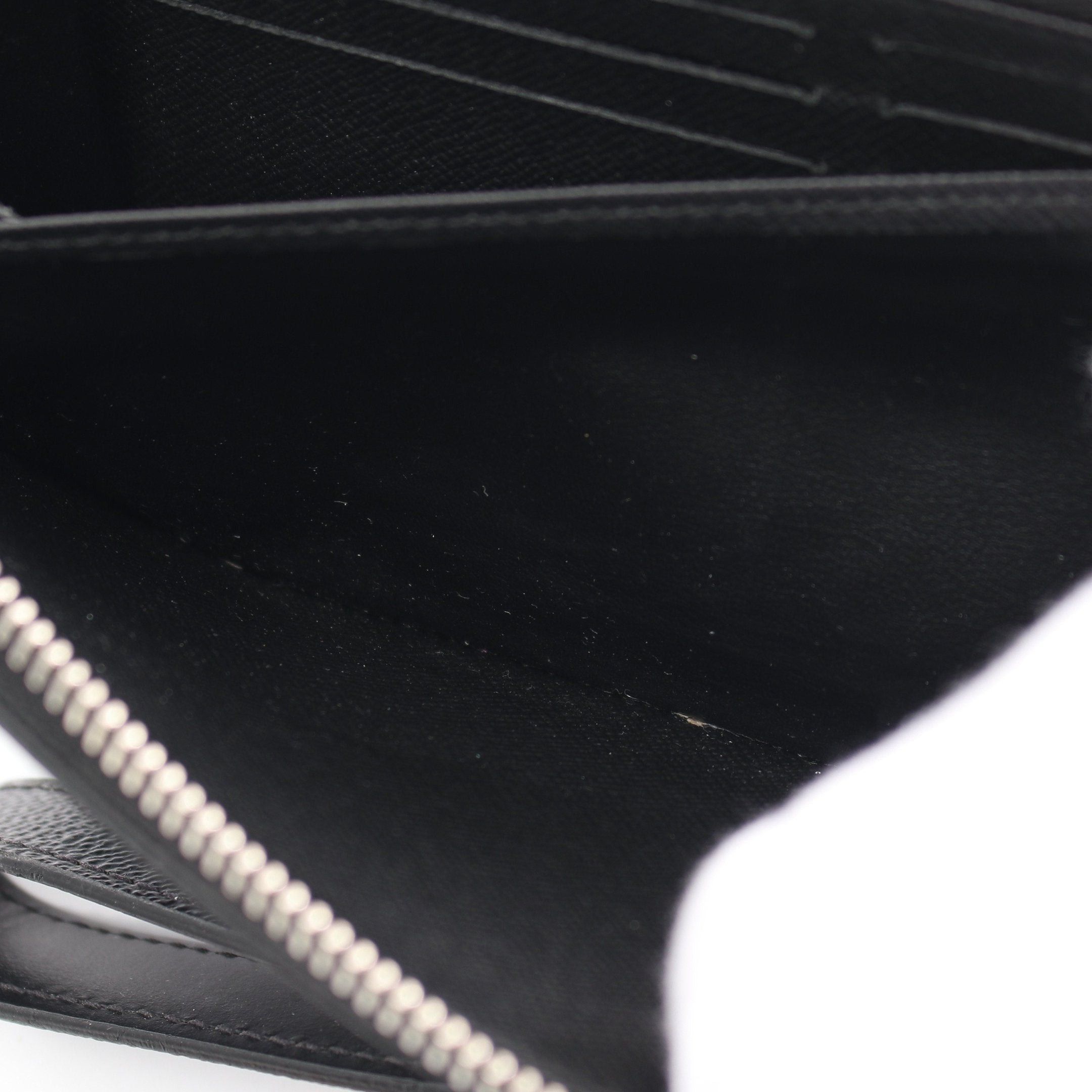 Louis Vuitton Louis Vuitton Zippy Dragonne Damier Graphite L-Shaped Zipper Long Wallet Leather Black Size ONE SIZE - 8 Thumbnail