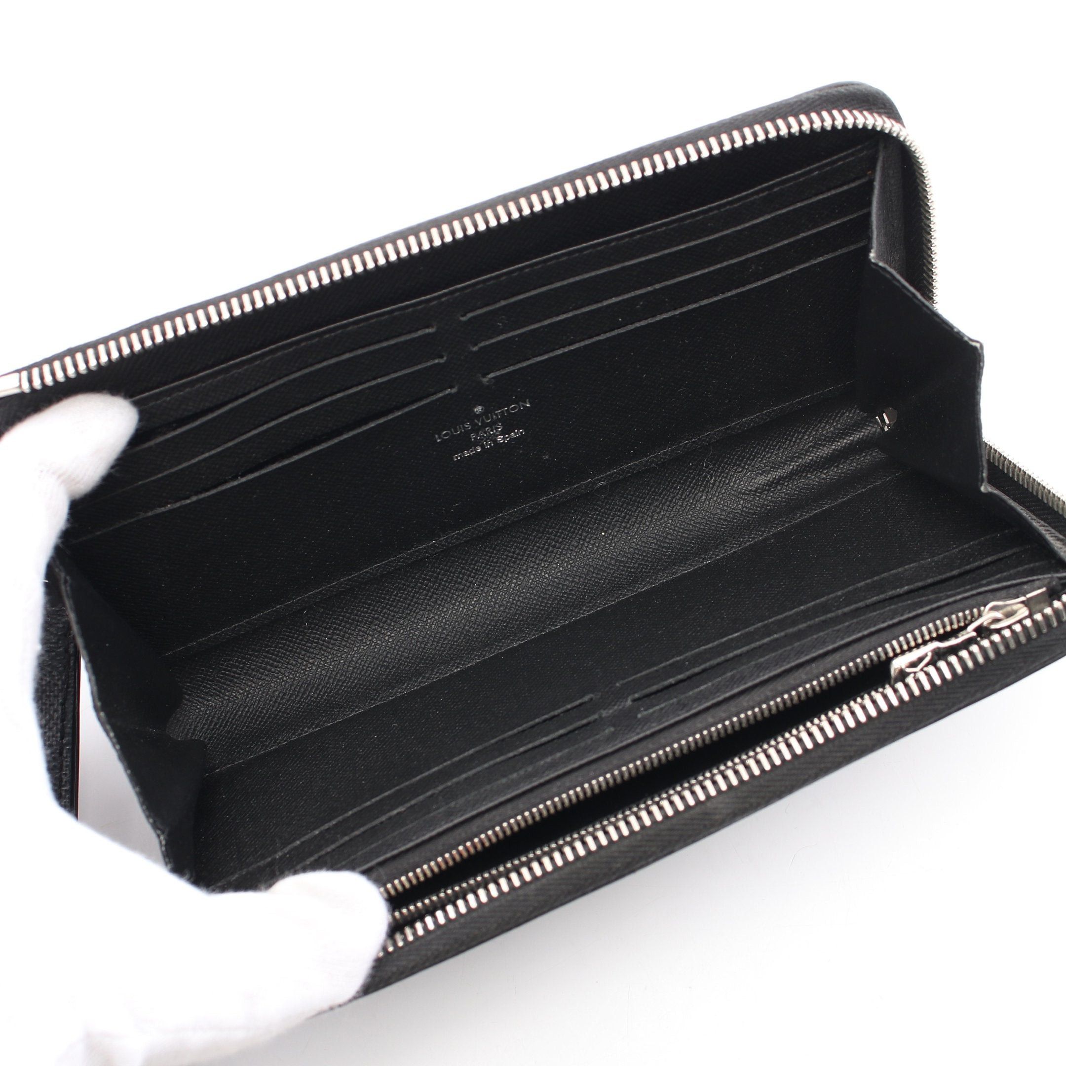 Louis Vuitton Louis Vuitton Zippy Dragonne Damier Graphite L-Shaped Zipper Long Wallet Leather Black Size ONE SIZE - 3 Thumbnail