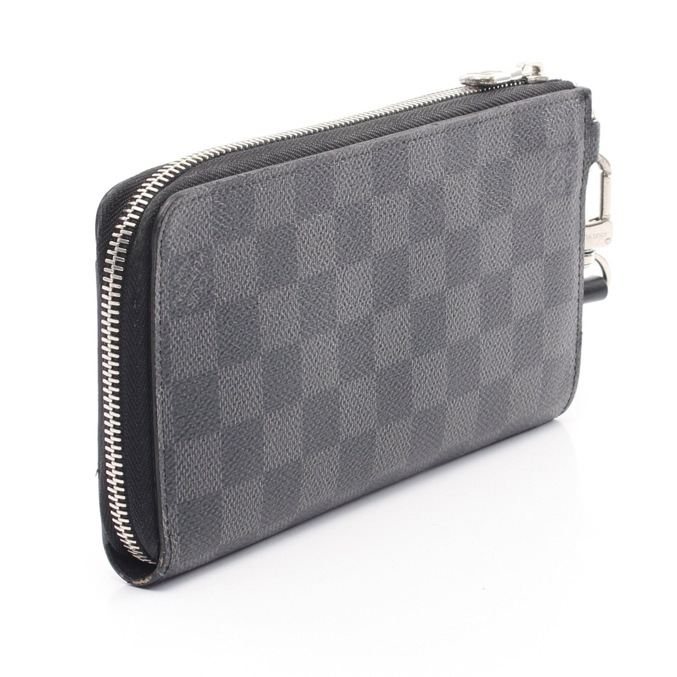 Louis Vuitton Louis Vuitton Zippy Dragonne Damier Graphite L-Shaped Zipper Long Wallet Leather Black Size ONE SIZE - 2 Thumbnail
