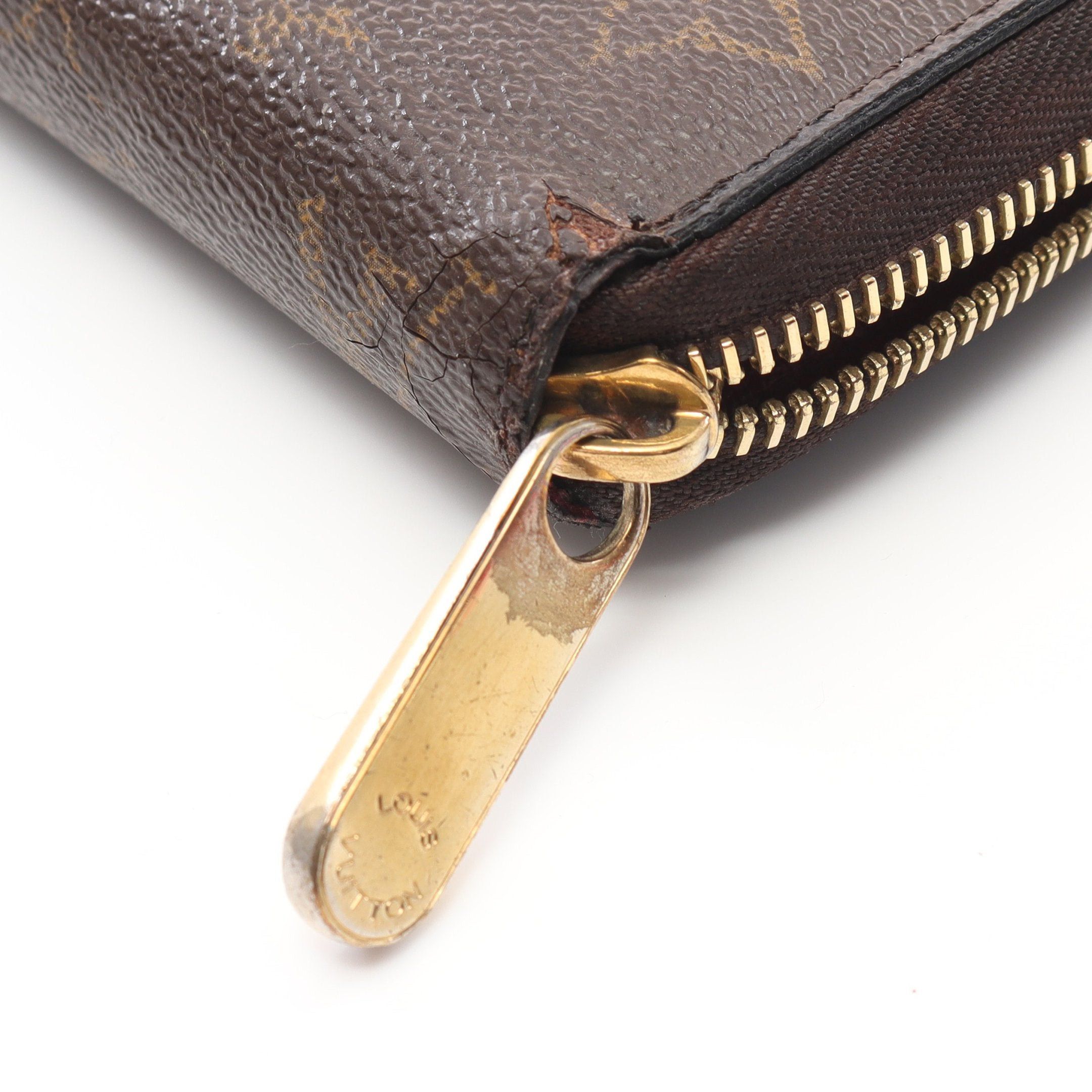 Louis Vuitton Louis Vuitton Zippy Wallet Monogram Coquelicot Round Zipper Long Brown Red Size ONE SIZE - 8 Thumbnail