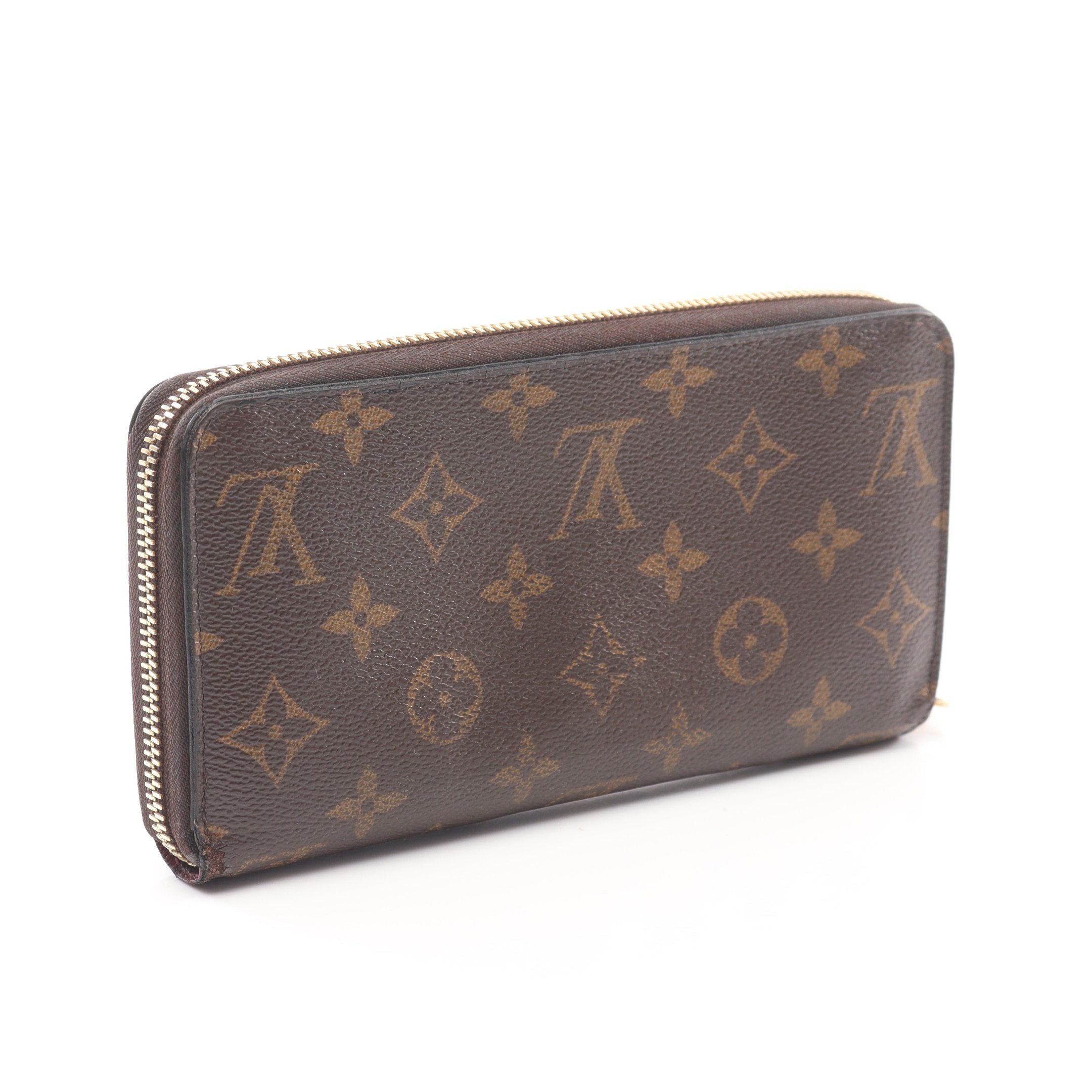 Louis Vuitton Louis Vuitton Zippy Wallet Monogram Coquelicot Round Zipper Long Brown Red Size ONE SIZE - 2 Thumbnail