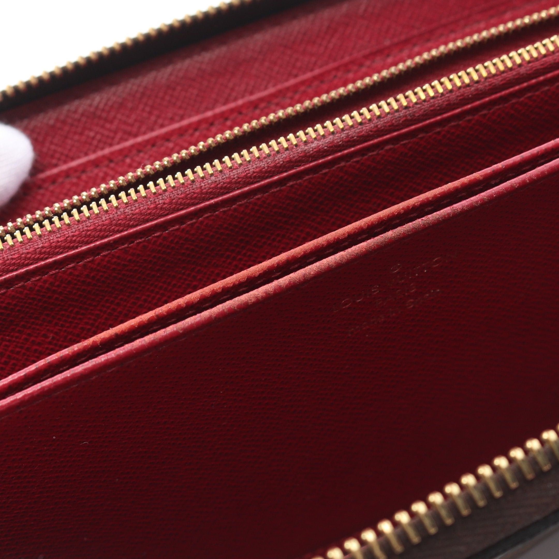 Louis Vuitton Louis Vuitton Zippy Wallet Monogram Coquelicot Round Zipper Long Brown Red Size ONE SIZE - 10 Thumbnail