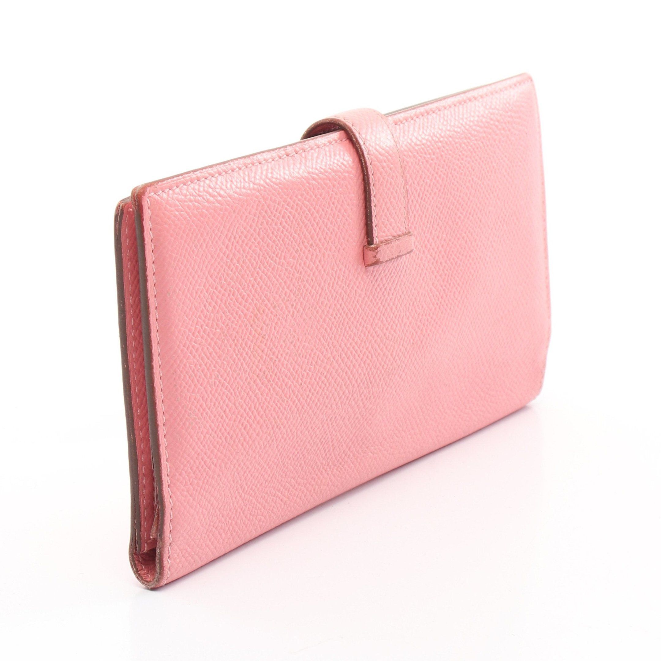 Hermes Hermes Bearn Classic Rose Confetti Bi-Fold Long Wallet Veau Epsom Pink Gold Hardware T Stamp Size ONE SIZE - 2 Thumbnail