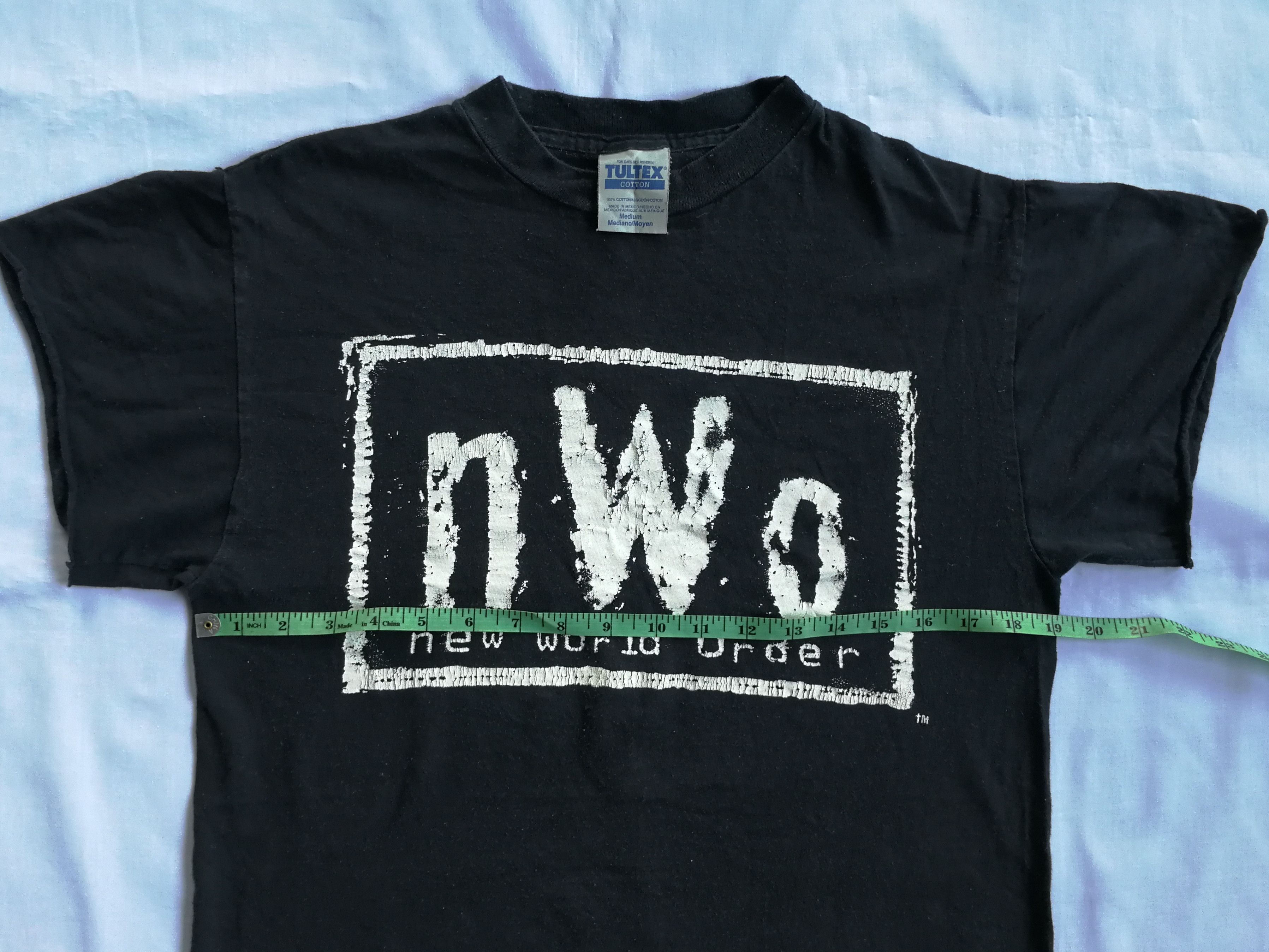 Vintage × WCW/nWo Vintage 90s distressed shirt N.W.O big print black shirt/collector item/rodman/the rock/stone cold Size US M / EU 48-50 / 2 - 4 Thumbnail