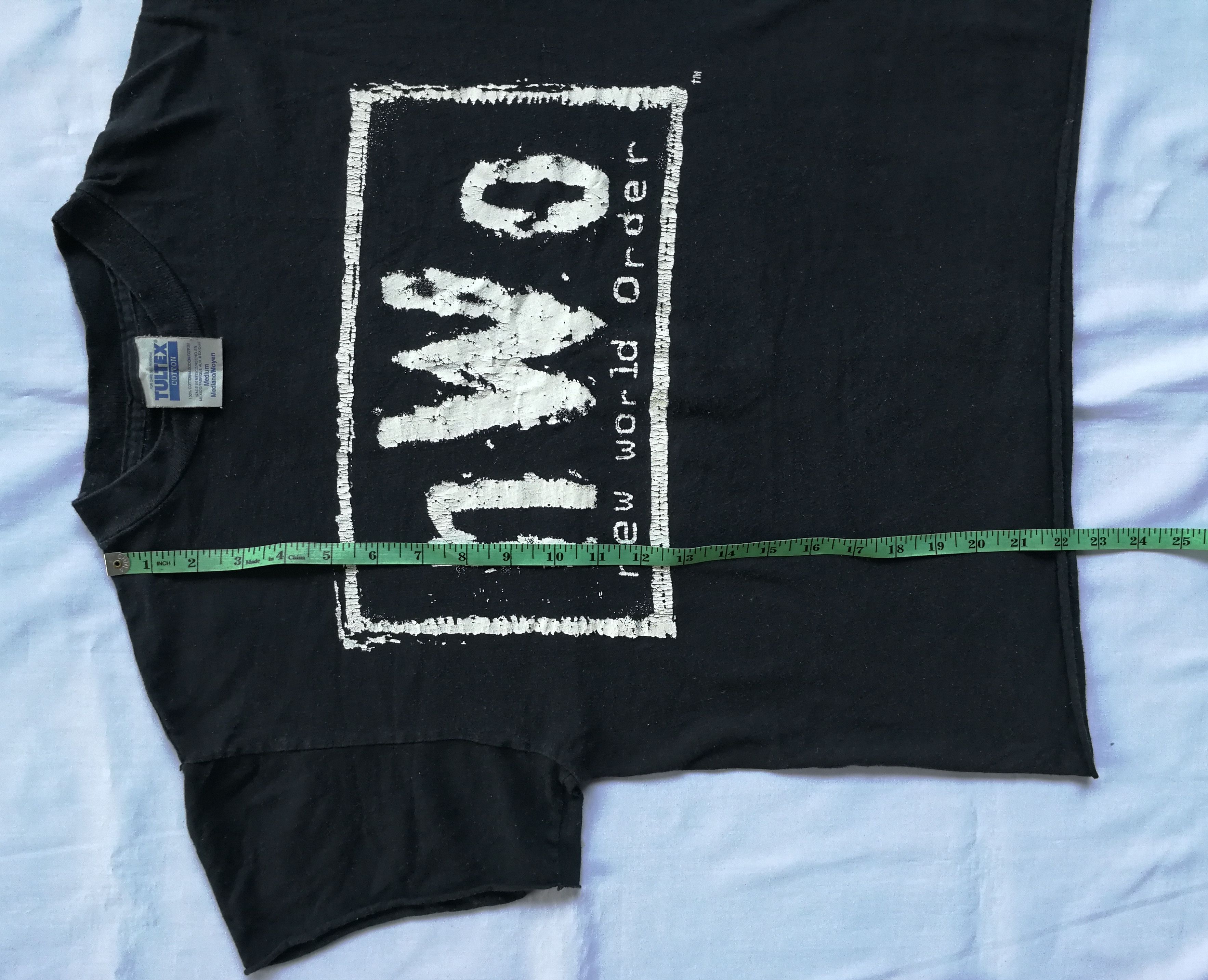 Vintage × WCW/nWo Vintage 90s distressed shirt N.W.O big print black shirt/collector item/rodman/the rock/stone cold Size US M / EU 48-50 / 2 - 5 Thumbnail