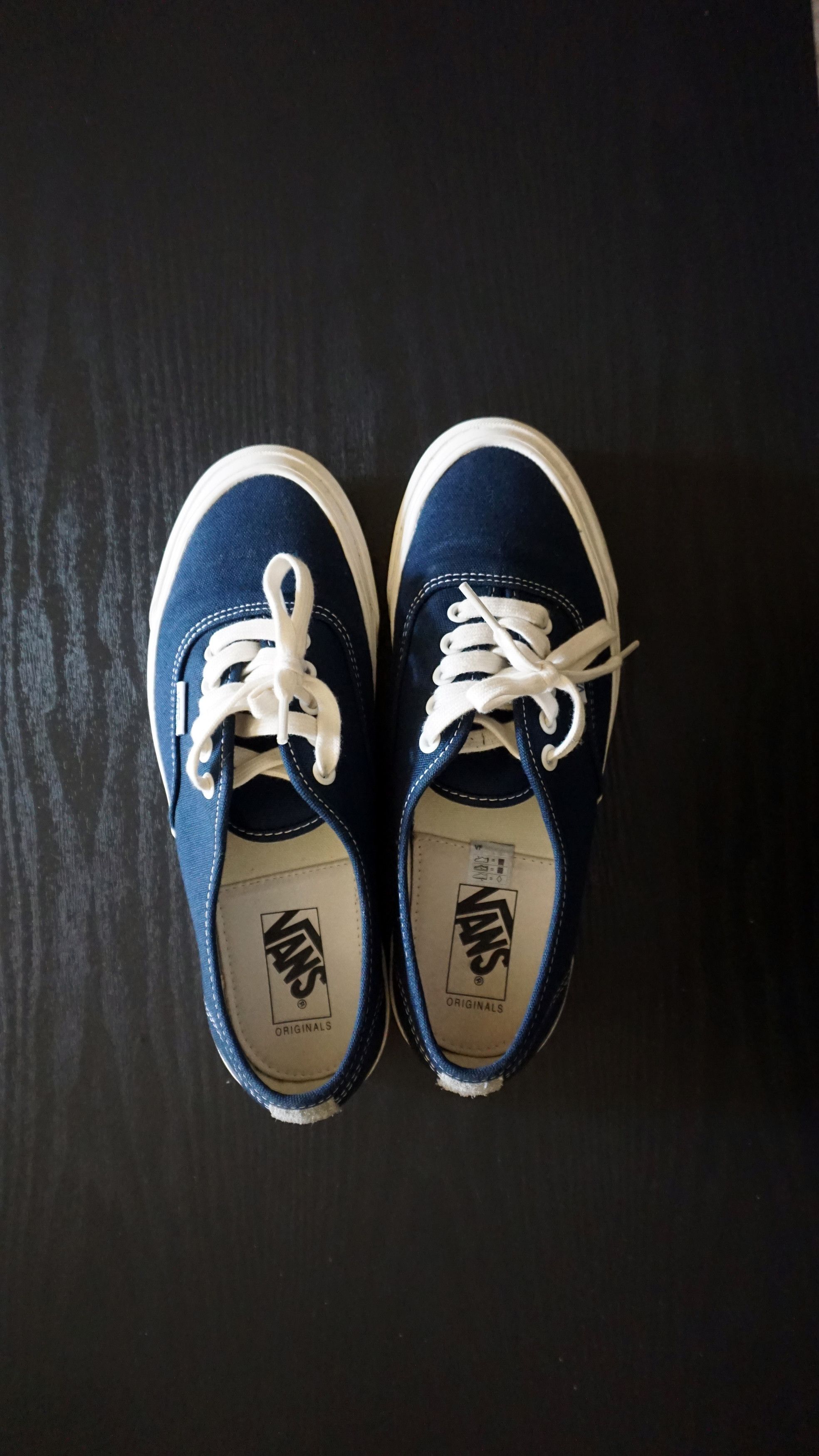Vans Vans Vault Navy Authentic Grailed