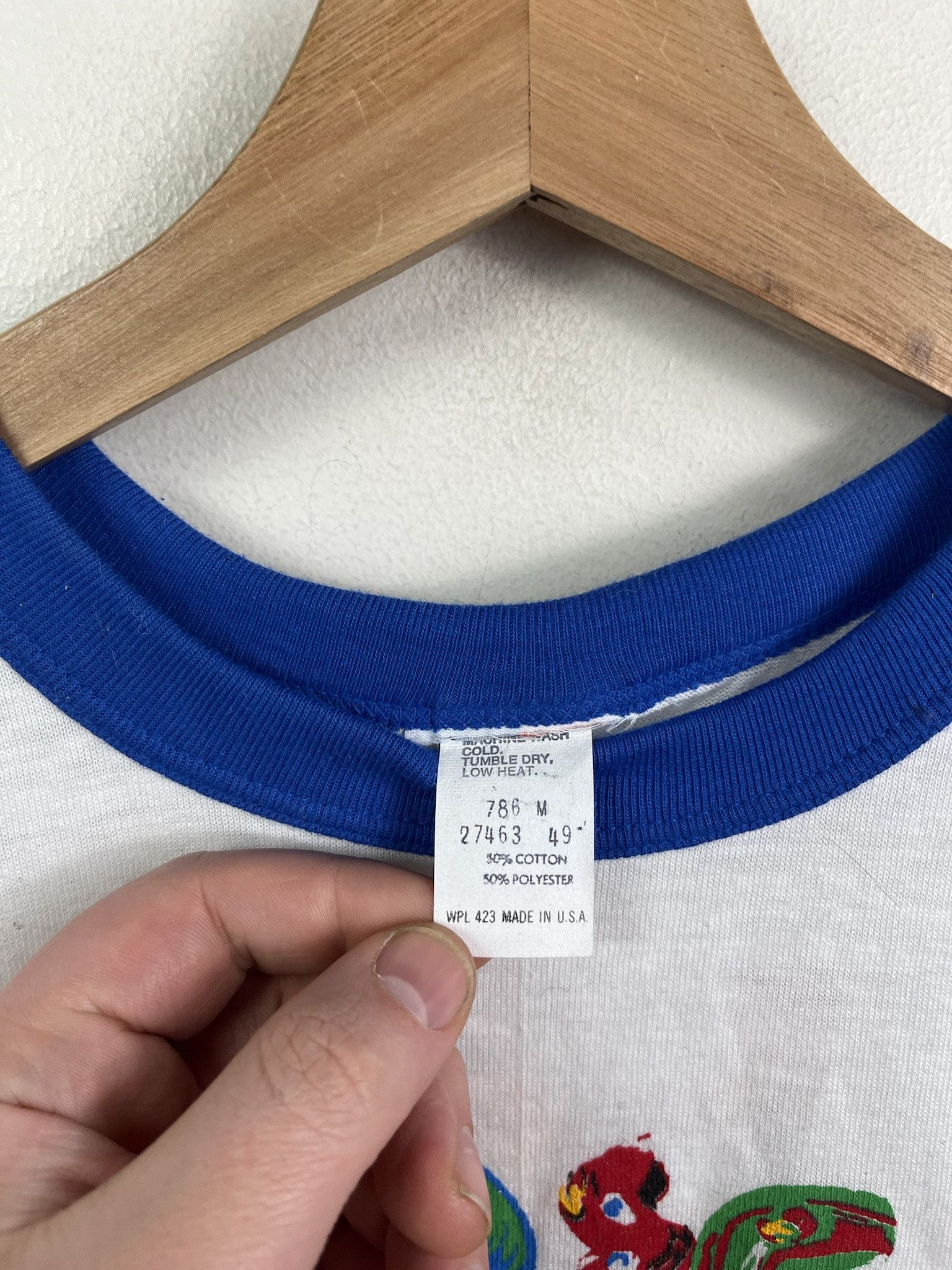 Other Vintage Tee 1985 Eric Clapton Single Stitch Ringer Tee Shirt Size L Size US L / EU 52-54 / 3 - 3 Thumbnail