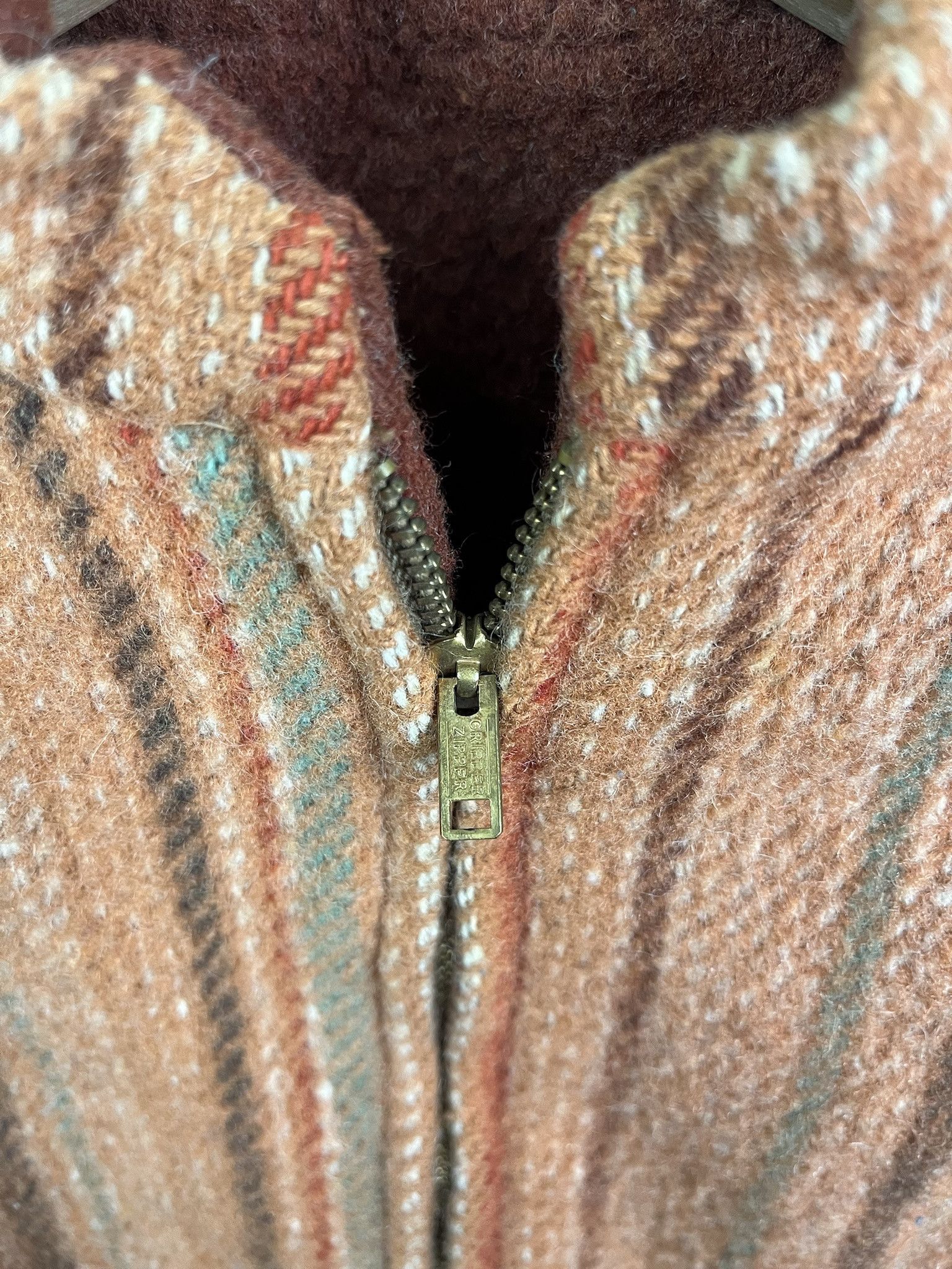 Vintage Vintage Vest 1960s Orange Striped Reversible Vest SIze XS Size US XS / EU 42 / 0 - 3 Thumbnail