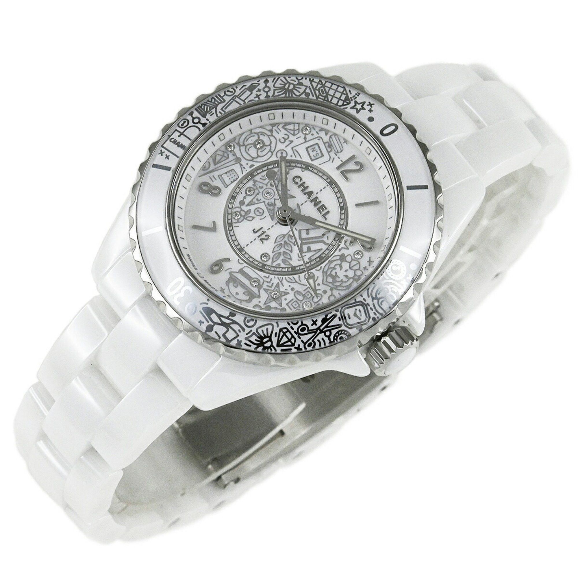 Chanel CHANEL J12 33mm 20th Anniversary Limited Edition Watch, to 2020 Pieces, H6477, Women's Size ONE SIZE - 5 Thumbnail