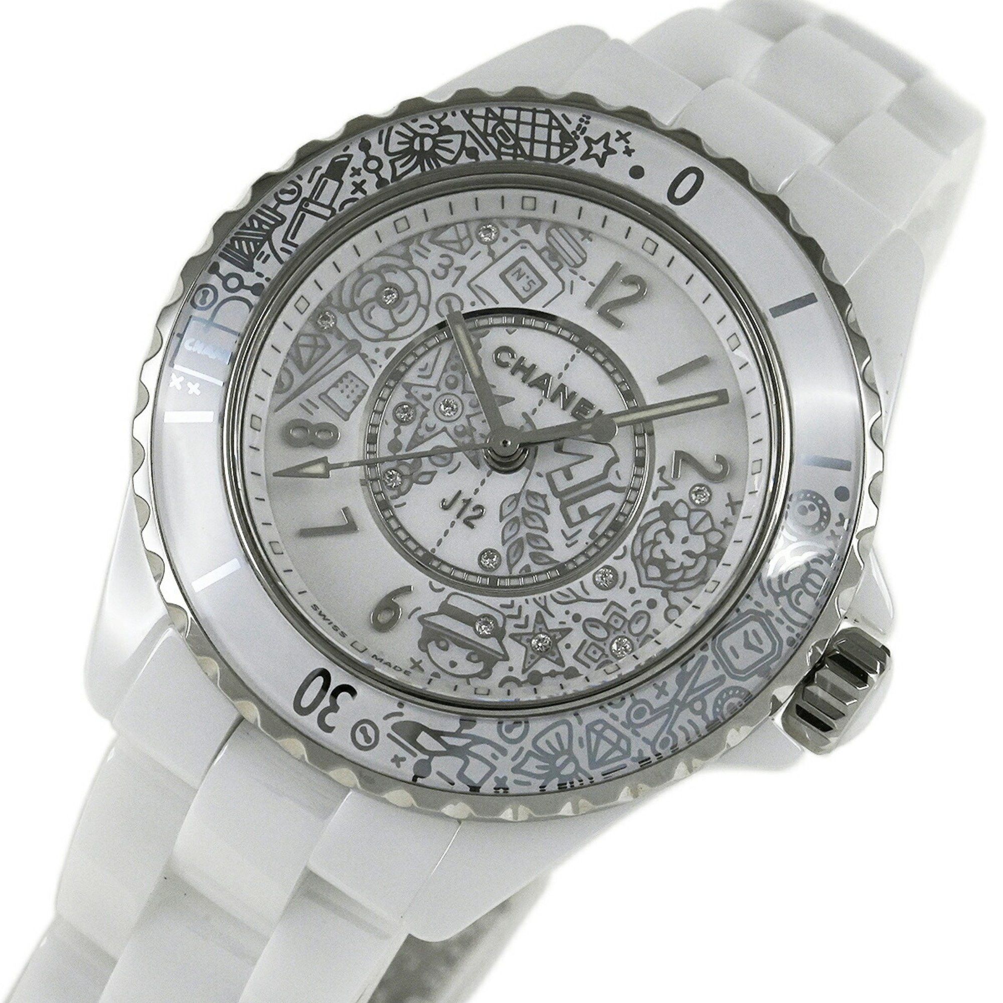Chanel CHANEL J12 33mm 20th Anniversary Limited Edition Watch, to 2020 Pieces, H6477, Women's Size ONE SIZE - 2 Thumbnail