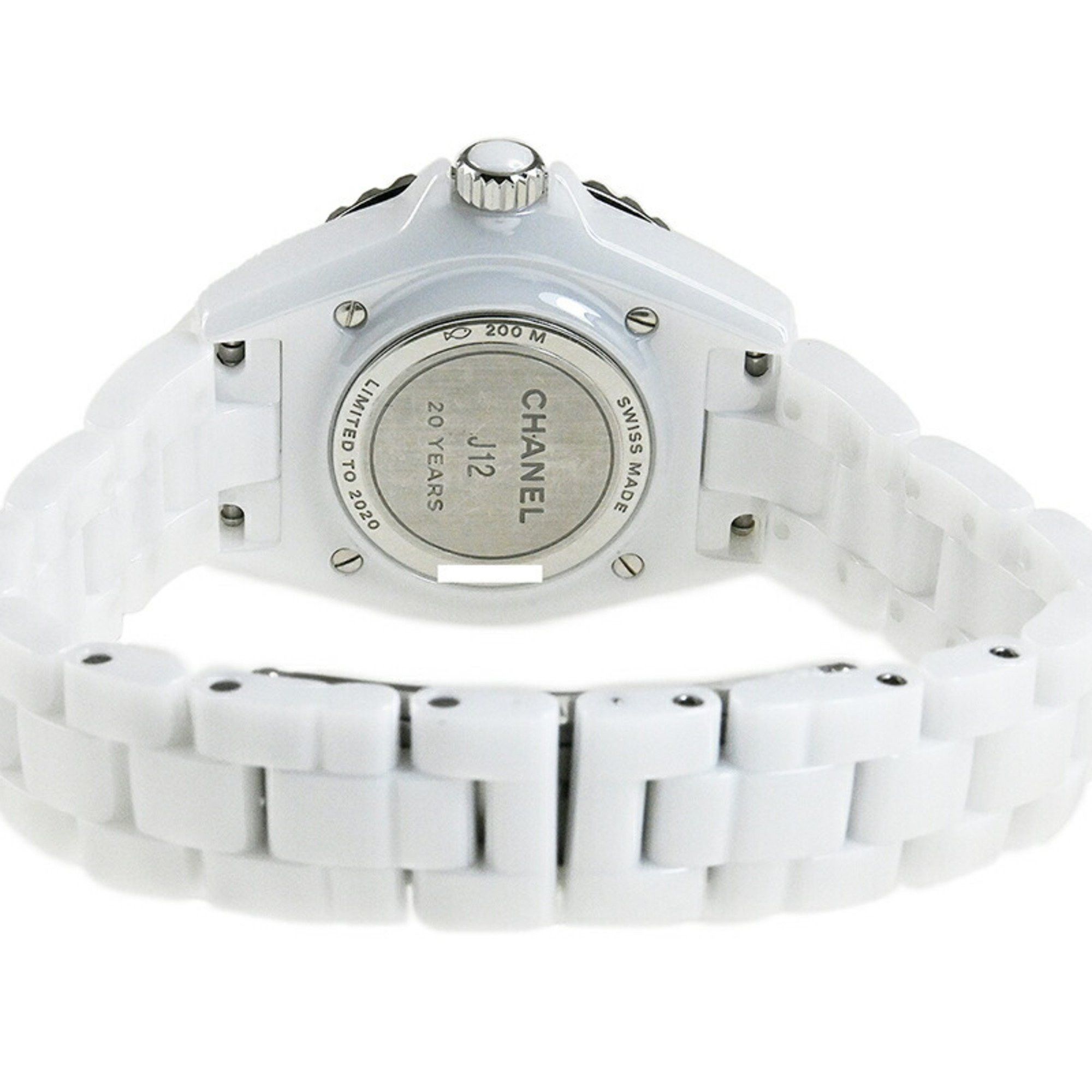 Chanel CHANEL J12 33mm 20th Anniversary Limited Edition Watch, to 2020 Pieces, H6477, Women's Size ONE SIZE - 7 Thumbnail