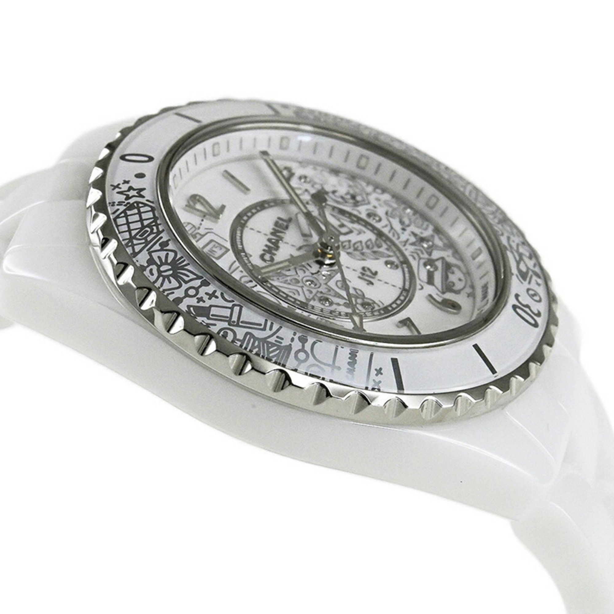Chanel CHANEL J12 33mm 20th Anniversary Limited Edition Watch, to 2020 Pieces, H6477, Women's Size ONE SIZE - 4 Thumbnail