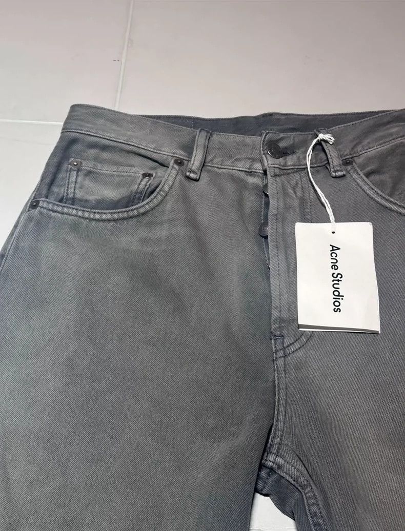 Acne Studios Gray Flared Denim Pants