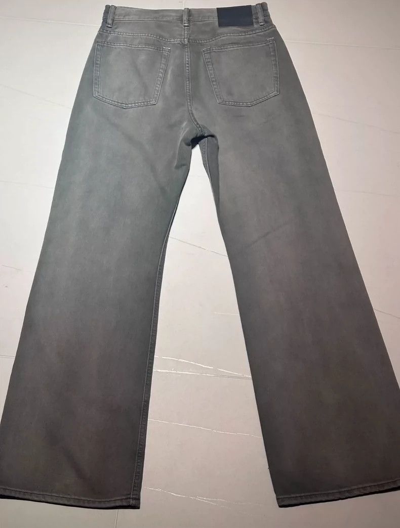 パンツ Acne Studios Archive Gray Straight Jeans Acne Studios Gray Flared Denim Pants