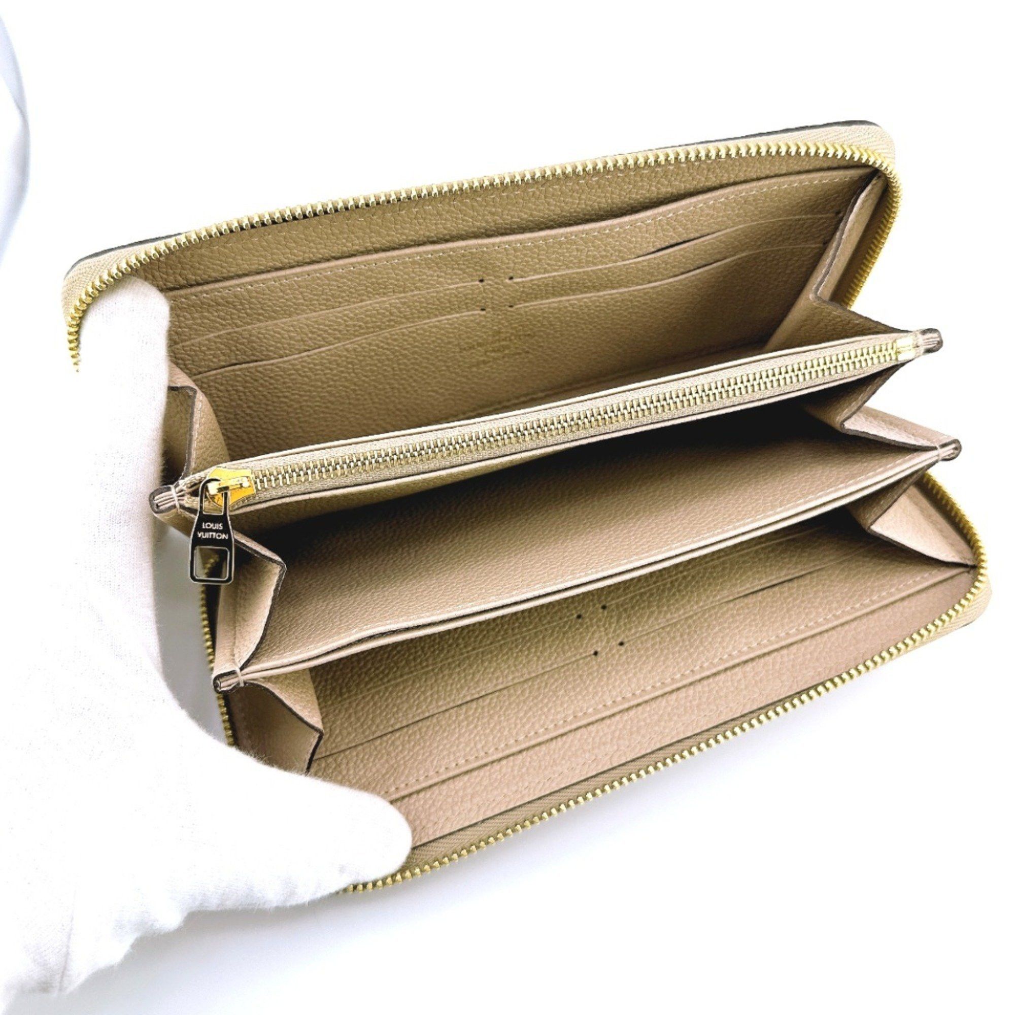 Louis Vuitton Louis Vuitton Long Wallet Round Monogram Zippy Empreinte M60746 Dune LV Size ONE SIZE - 10 Thumbnail