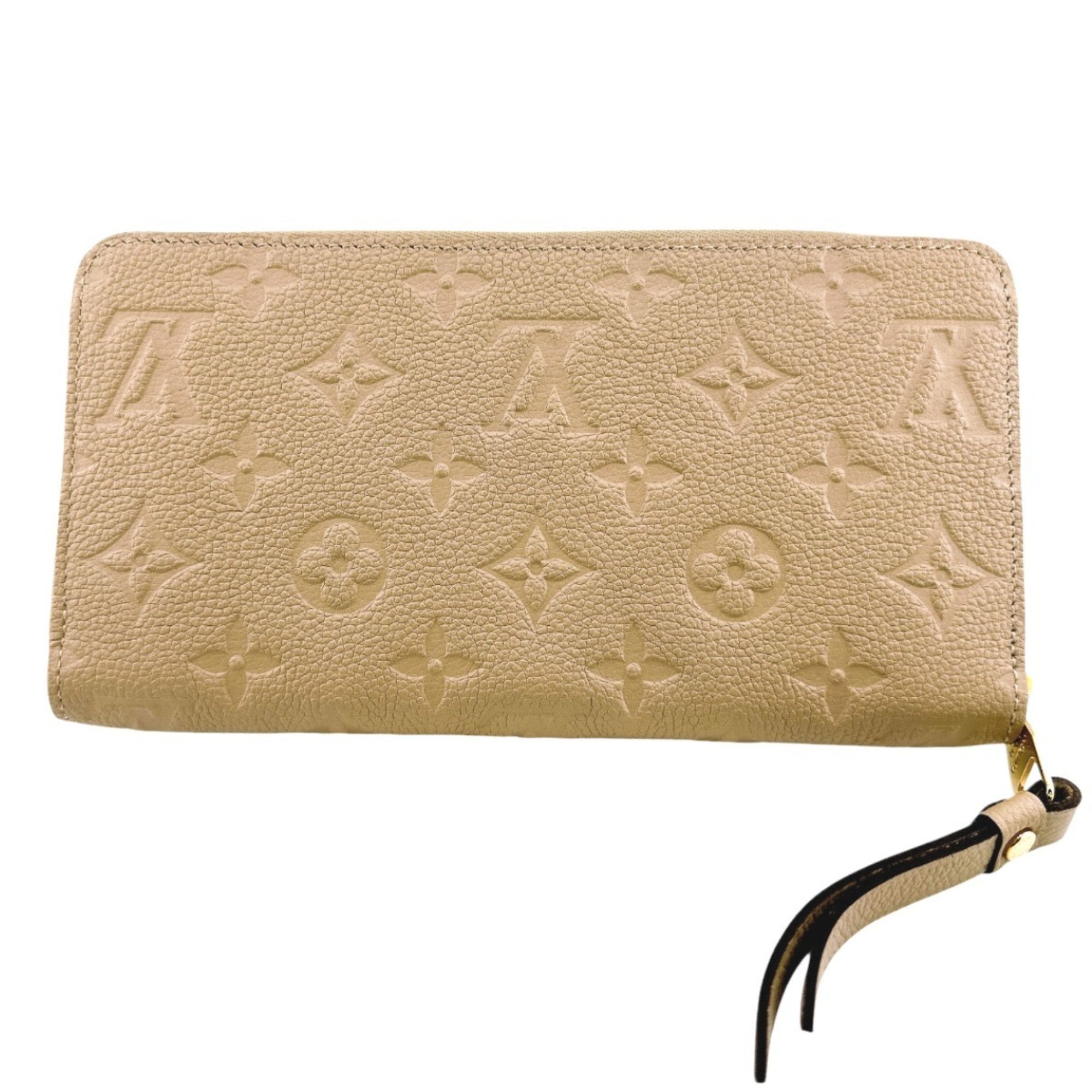 Louis Vuitton Louis Vuitton Long Wallet Round Monogram Zippy Empreinte M60746 Dune LV Size ONE SIZE - 3 Thumbnail