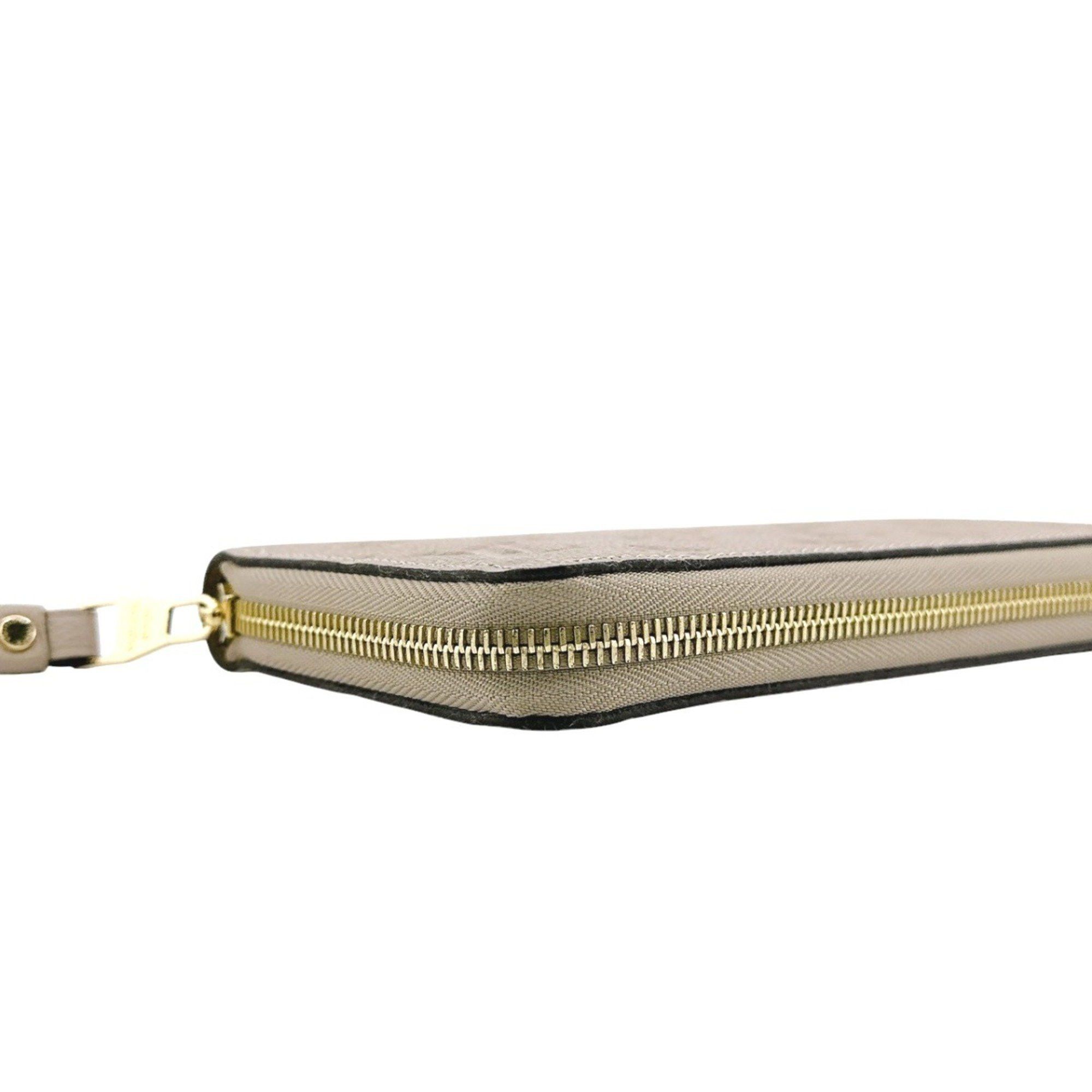Louis Vuitton Louis Vuitton Long Wallet Round Monogram Zippy Empreinte M60746 Dune LV Size ONE SIZE - 5 Thumbnail