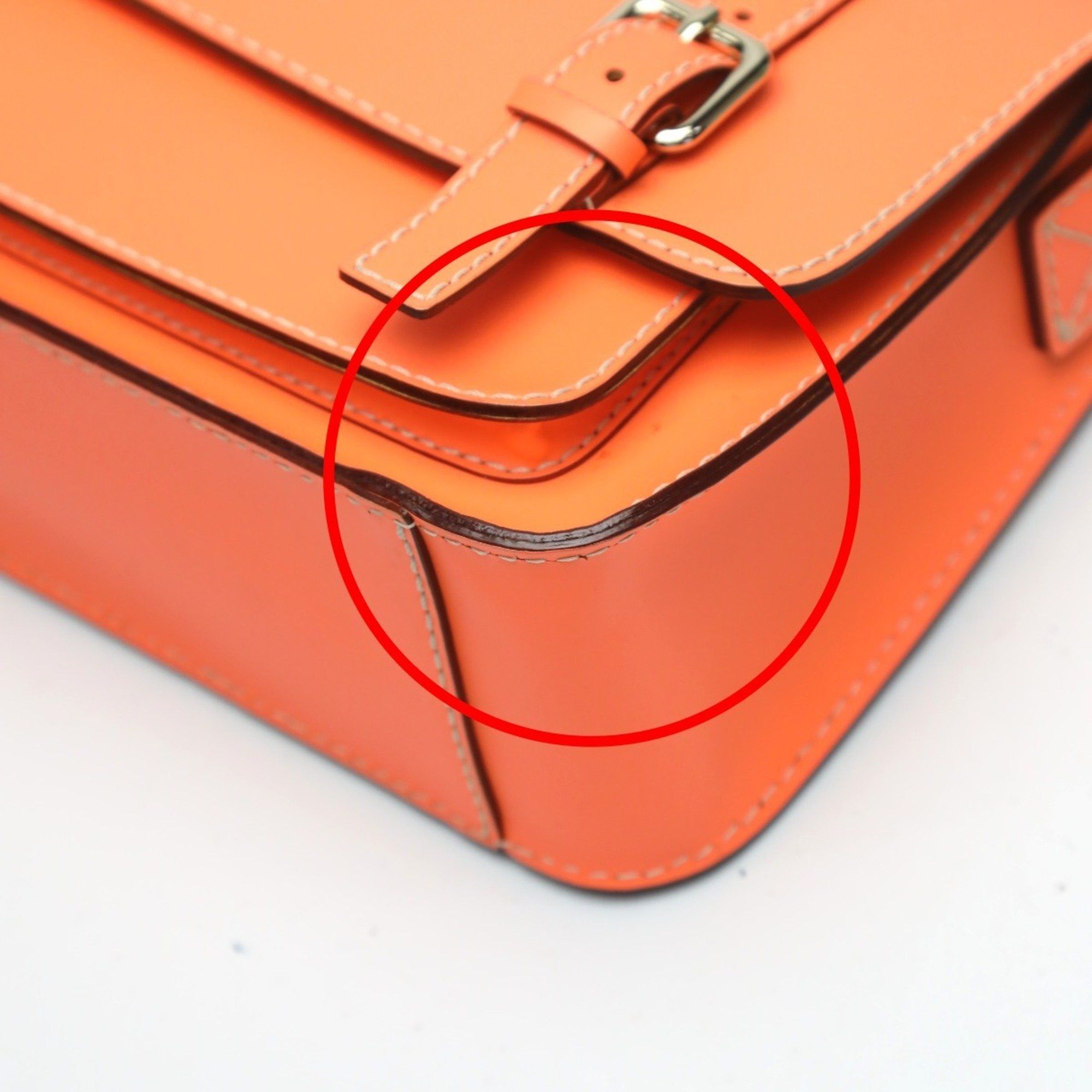 Kate Spade Kate Spade Shoulder Bag Flap Pochette Leather Orange Size ONE SIZE - 8 Thumbnail