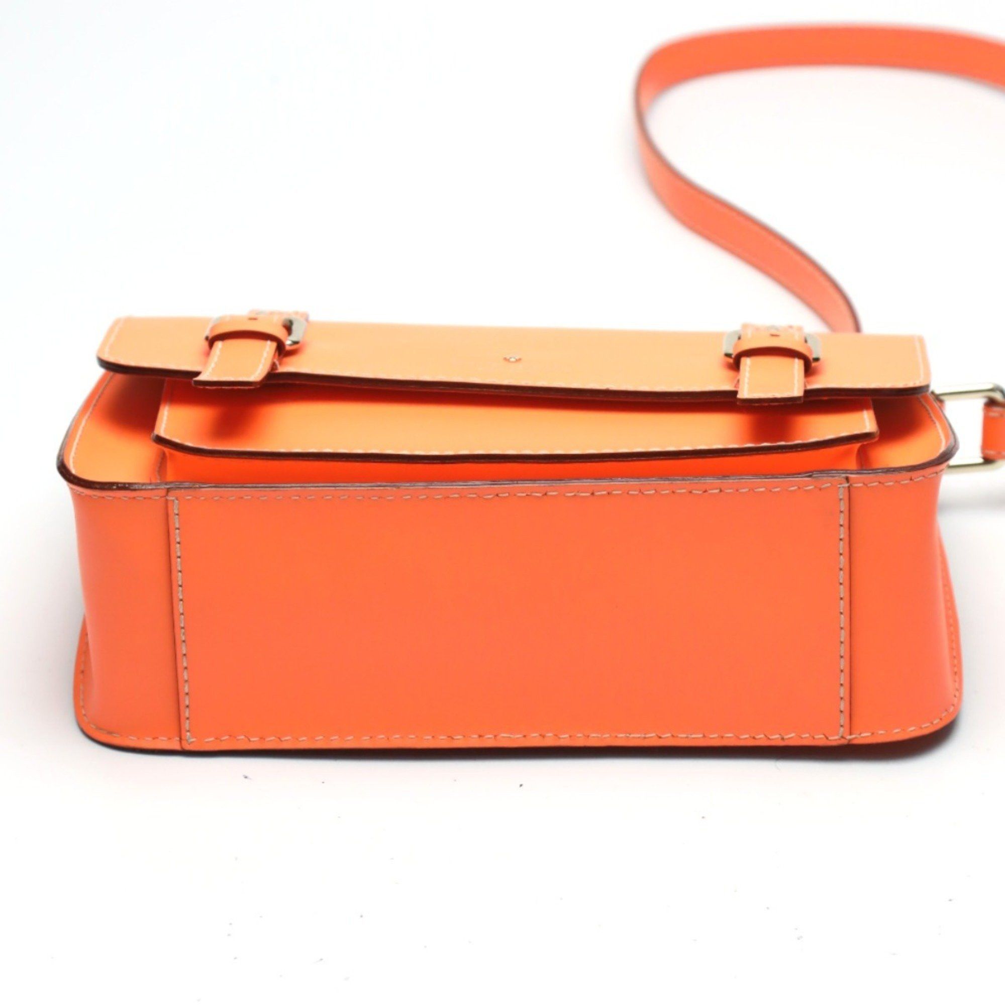 Kate Spade Kate Spade Shoulder Bag Flap Pochette Leather Orange Size ONE SIZE - 5 Thumbnail