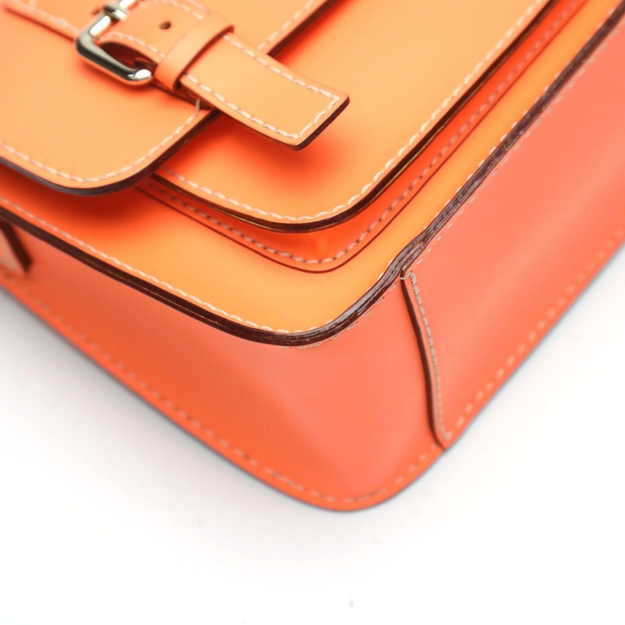 Kate Spade Kate Spade Shoulder Bag Flap Pochette Leather Orange Size ONE SIZE - 7 Thumbnail