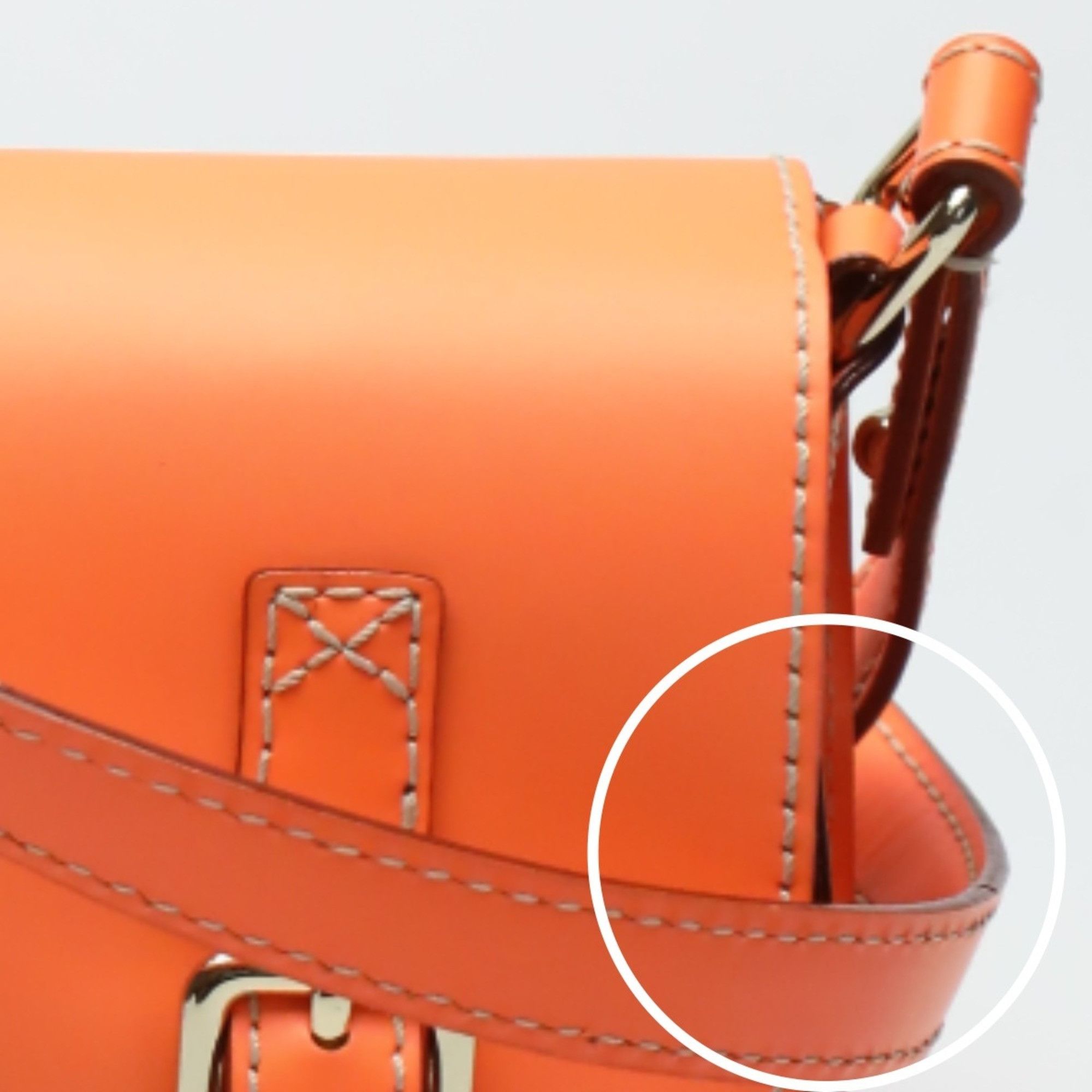 Kate Spade Kate Spade Shoulder Bag Flap Pochette Leather Orange Size ONE SIZE - 16 Thumbnail