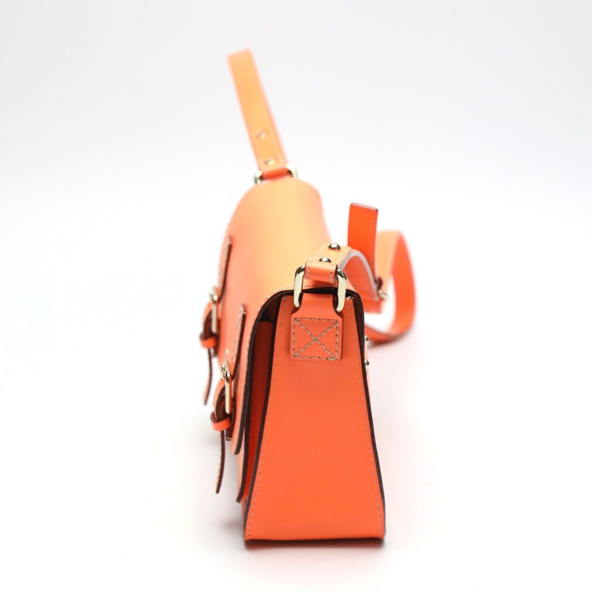 Kate Spade Kate Spade Shoulder Bag Flap Pochette Leather Orange Size ONE SIZE - 3 Thumbnail
