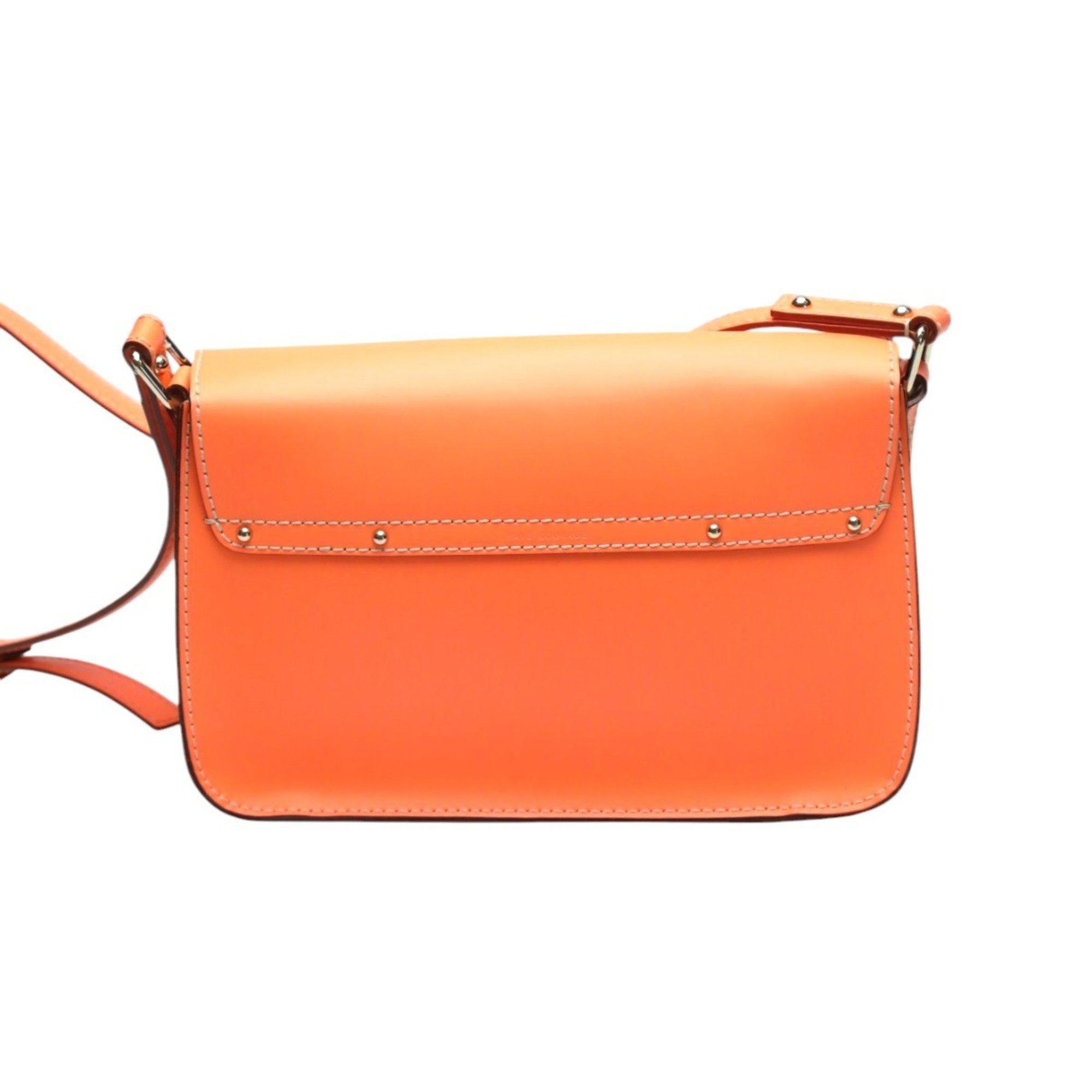 Kate Spade Kate Spade Shoulder Bag Flap Pochette Leather Orange Size ONE SIZE - 2 Thumbnail